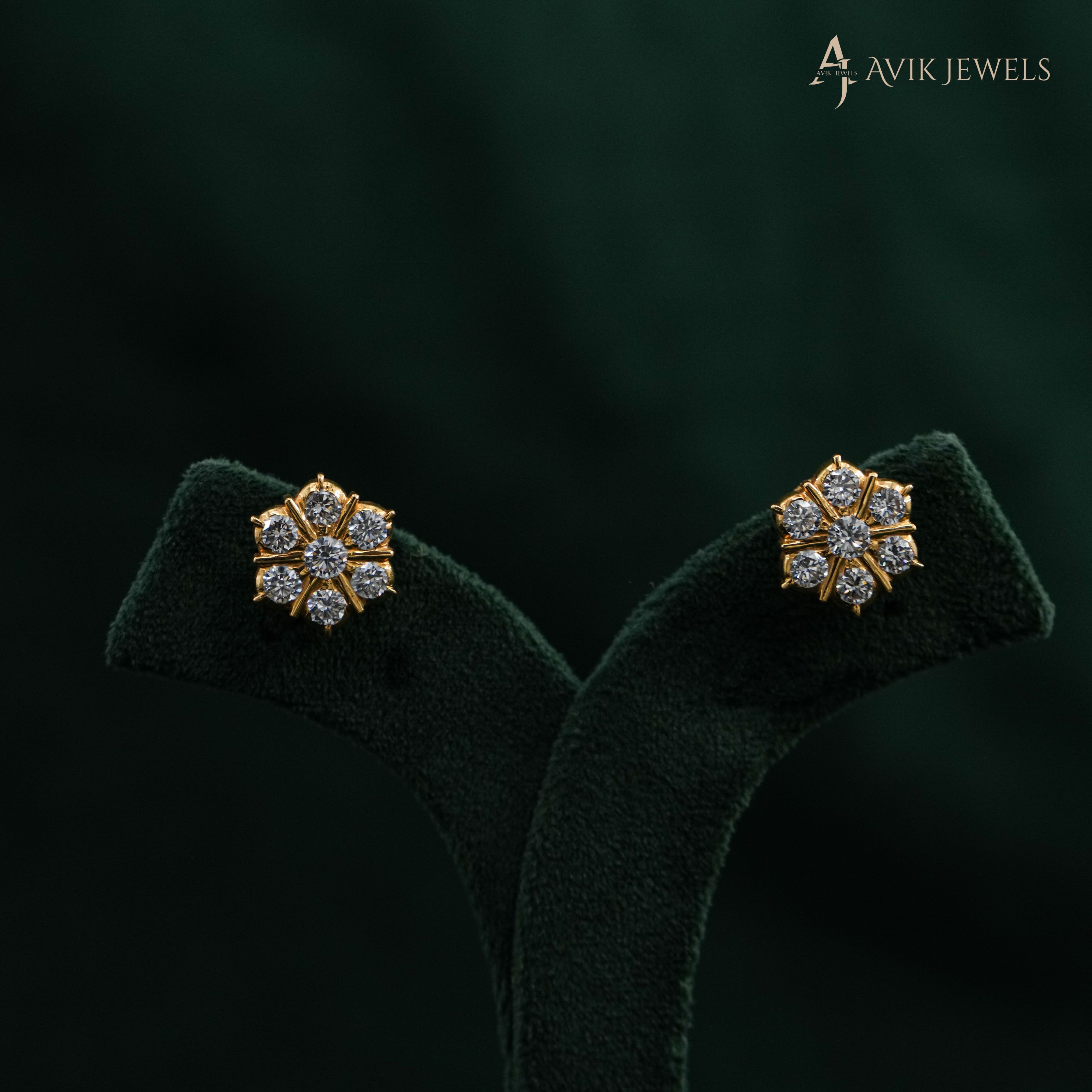 Lab Grown Diamond Stud Earrings