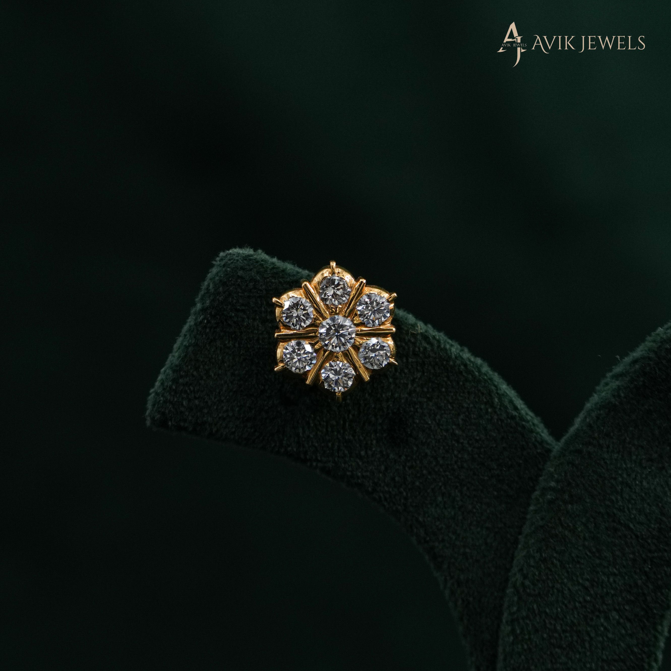 Avik Jewels - Lab Grown Diamond Stud Earrings