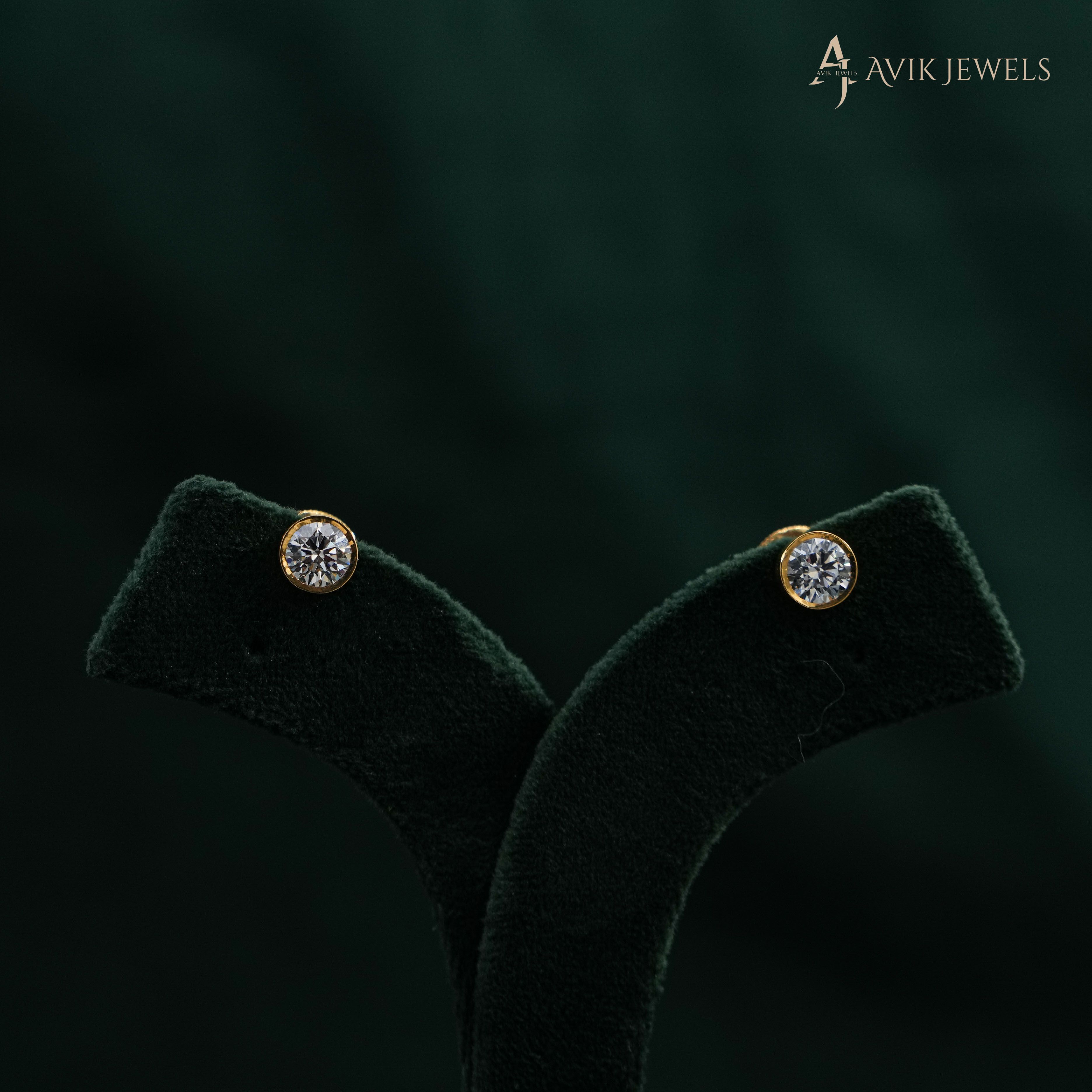 Lab Grown Diamond Flower Studs