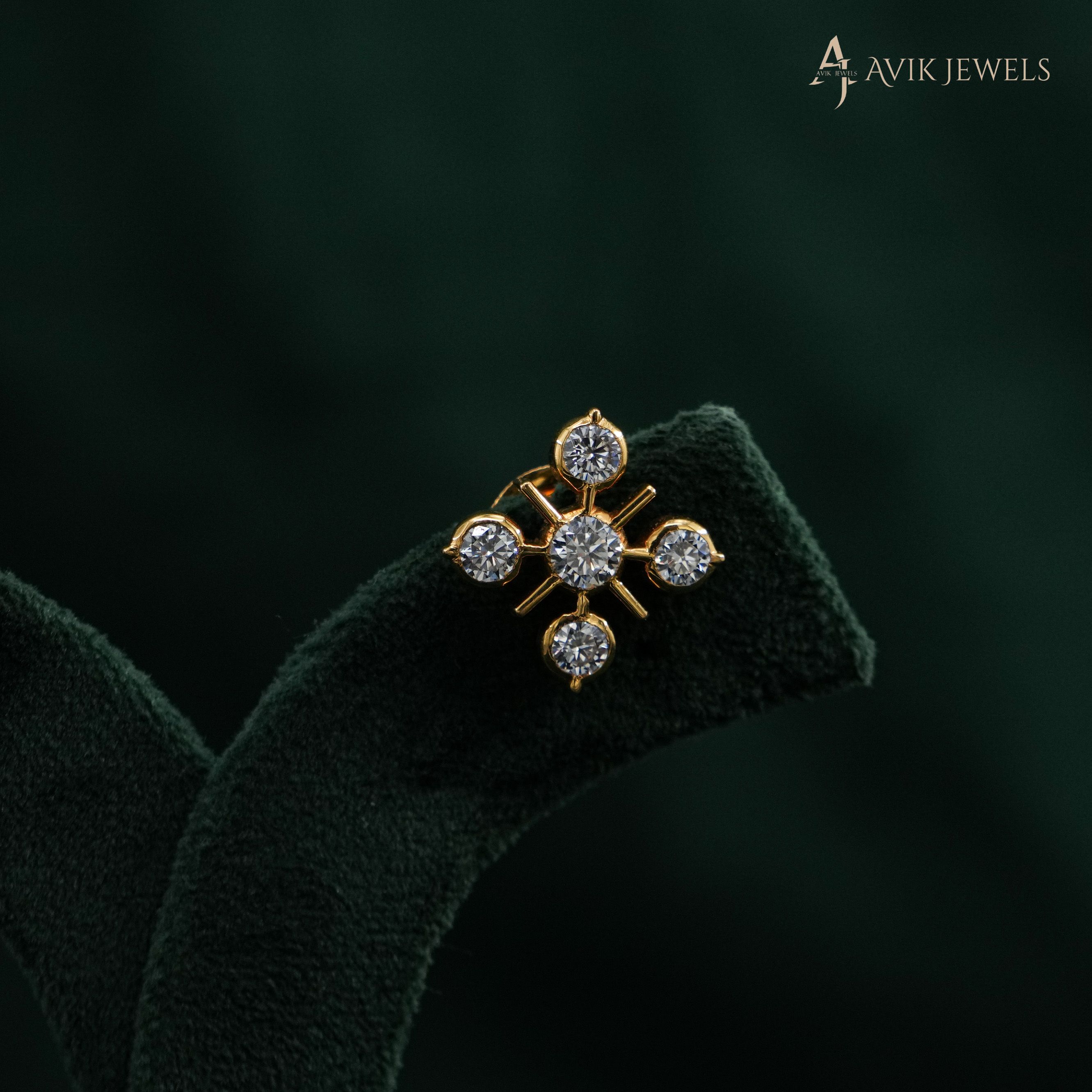 Lab Grown Diamond Flower Studs