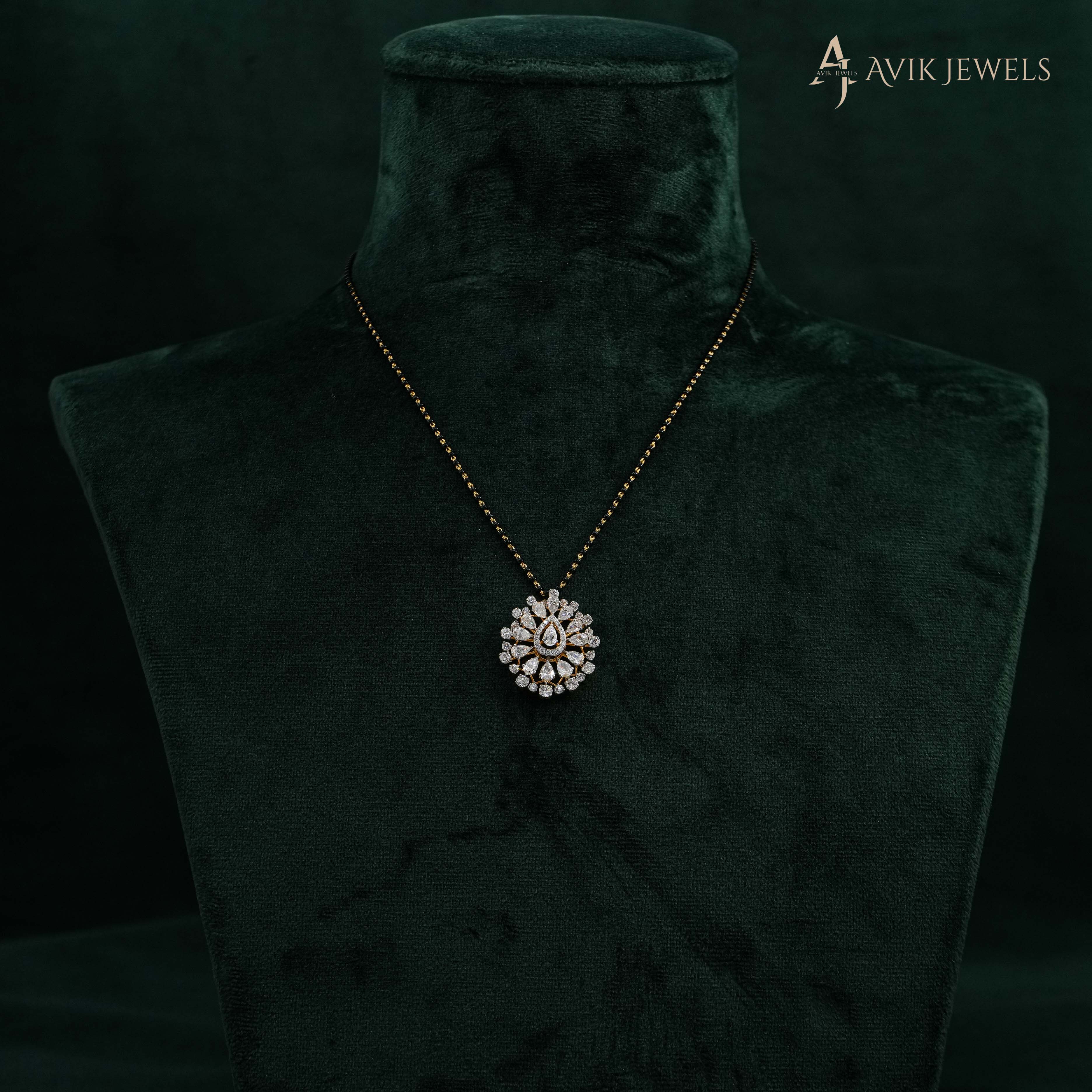 Lab Grown Diamond Mangalsutra Chain