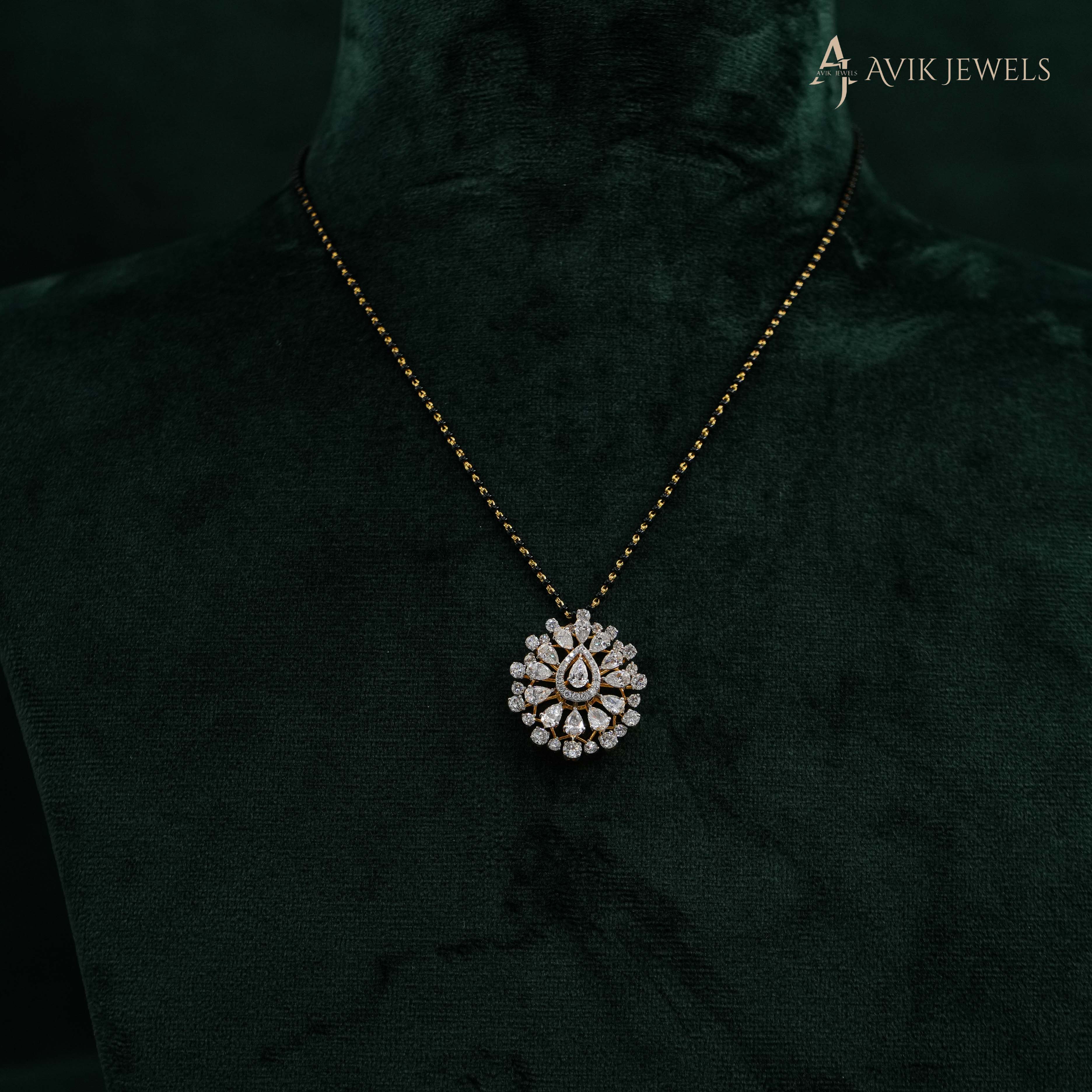 Lab Grown Diamond Mangalsutra Chain