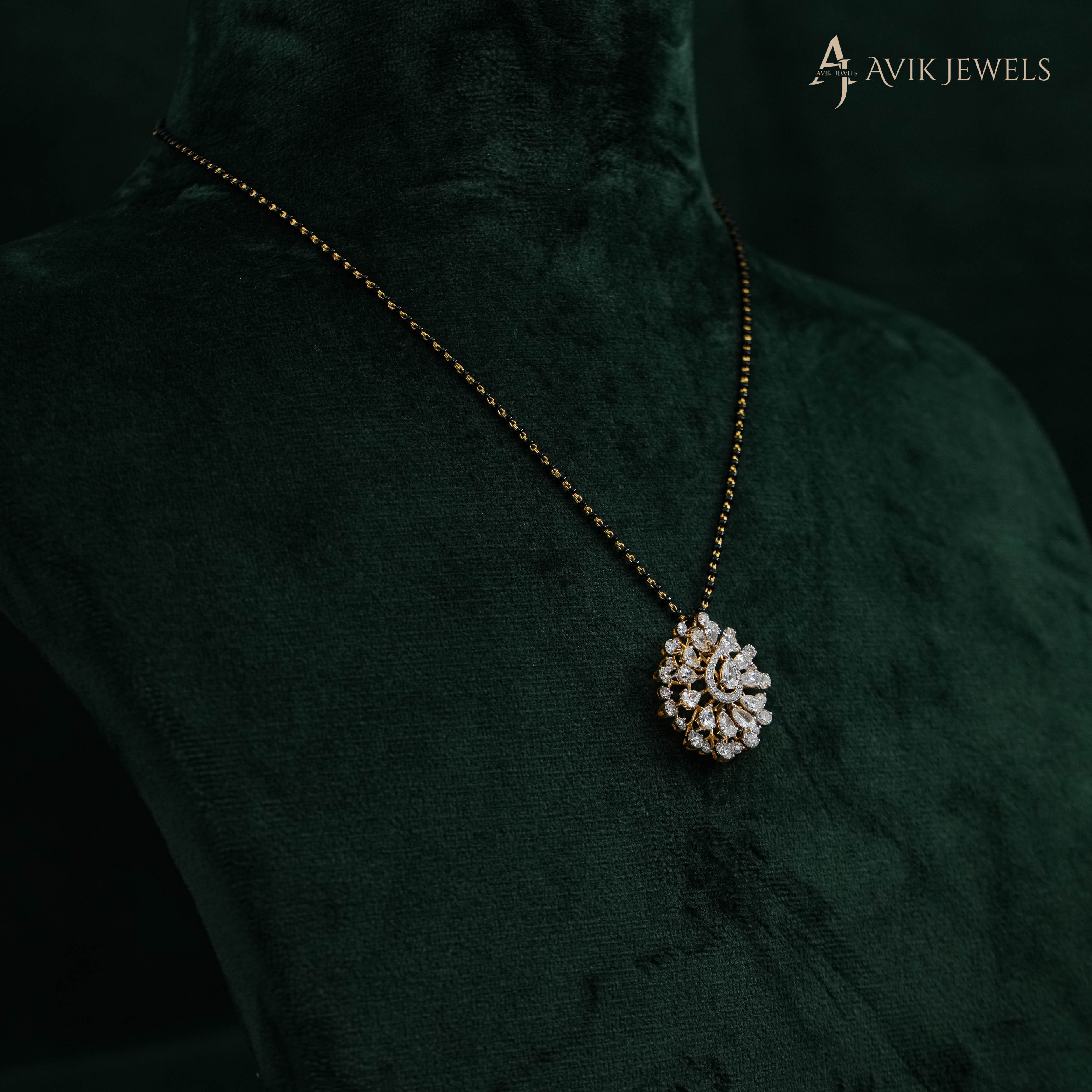 Lab Grown Diamond Mangalsutra Chain