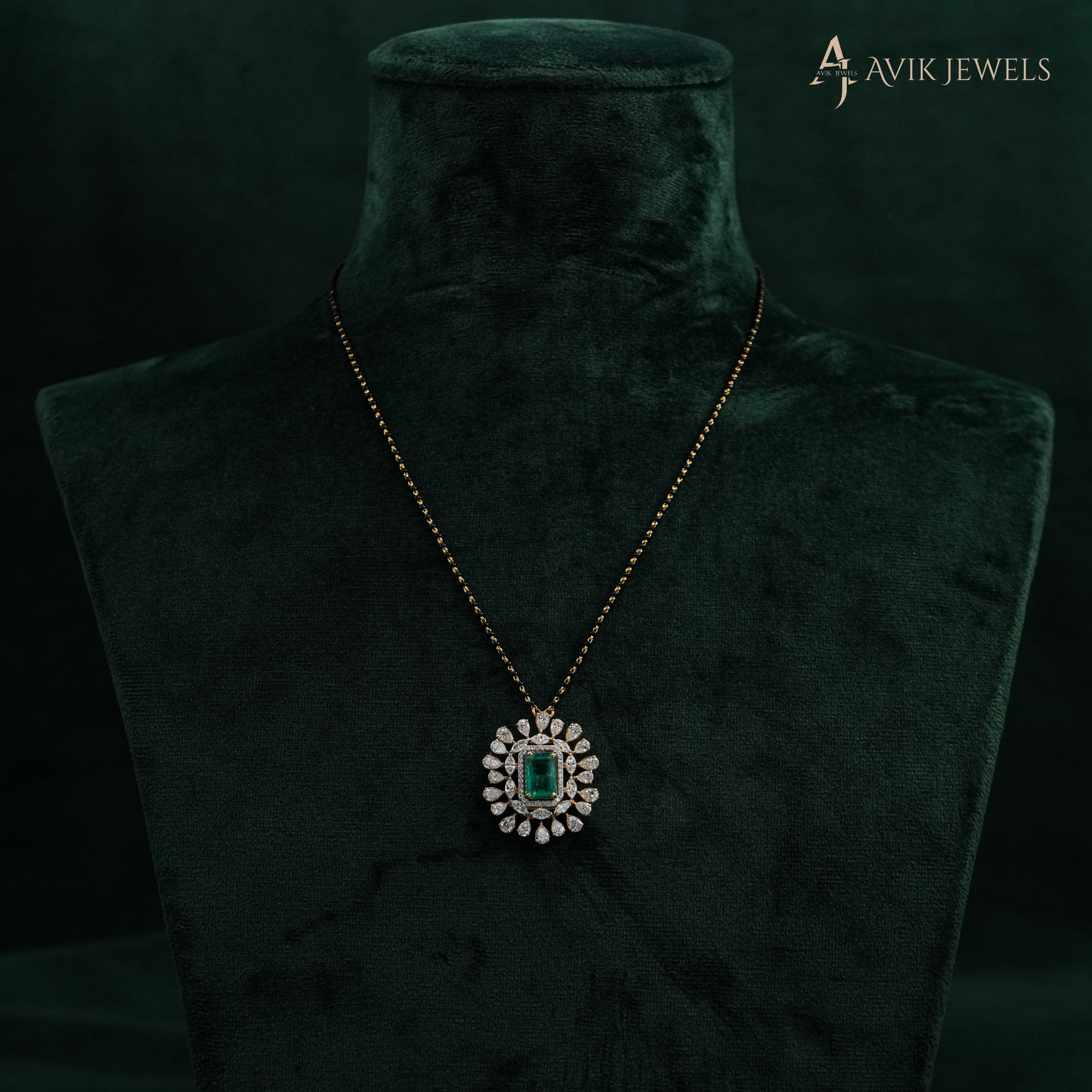 Lab Grown Diamond Mangalsutra Chain