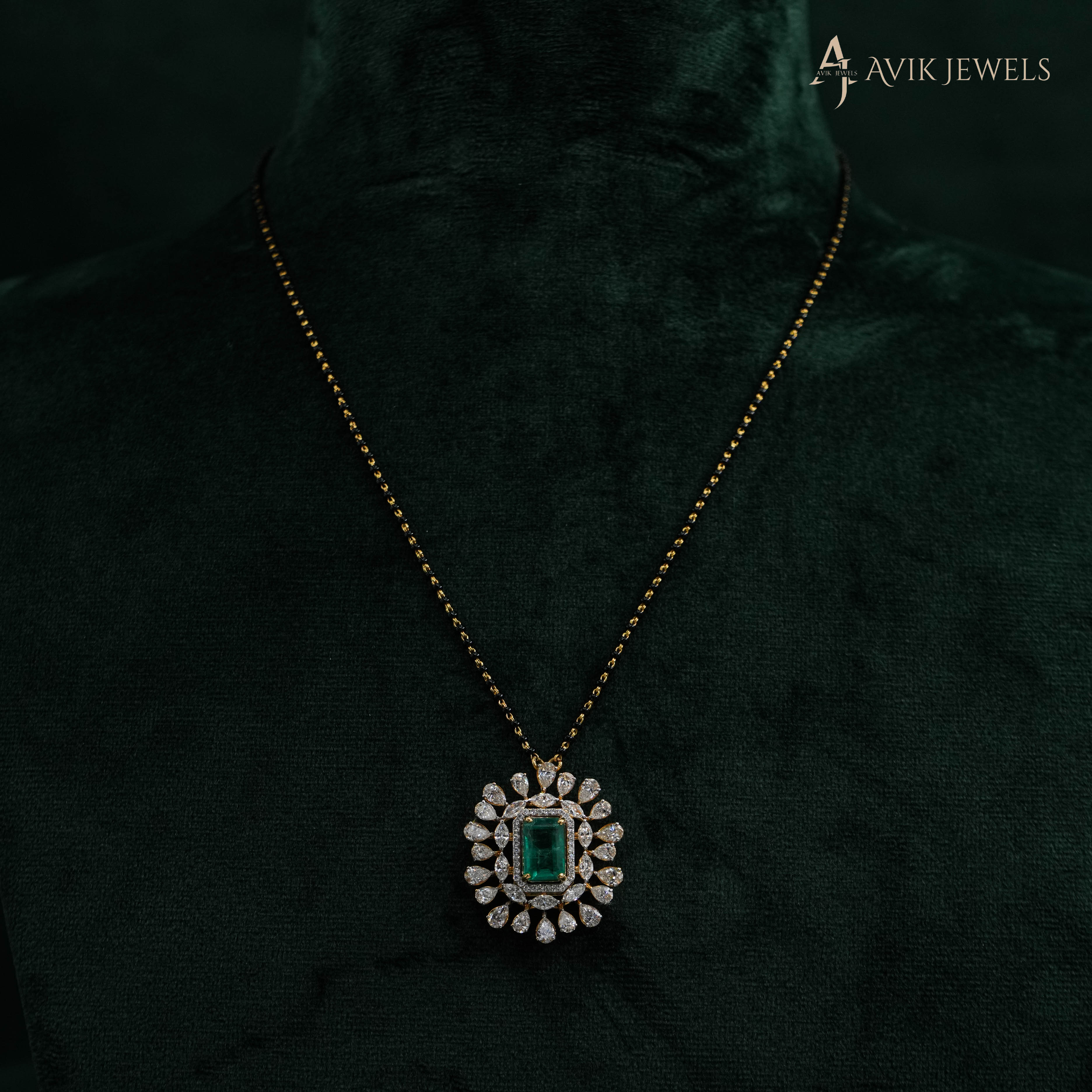 Lab Grown Diamond Mangalsutra Chain