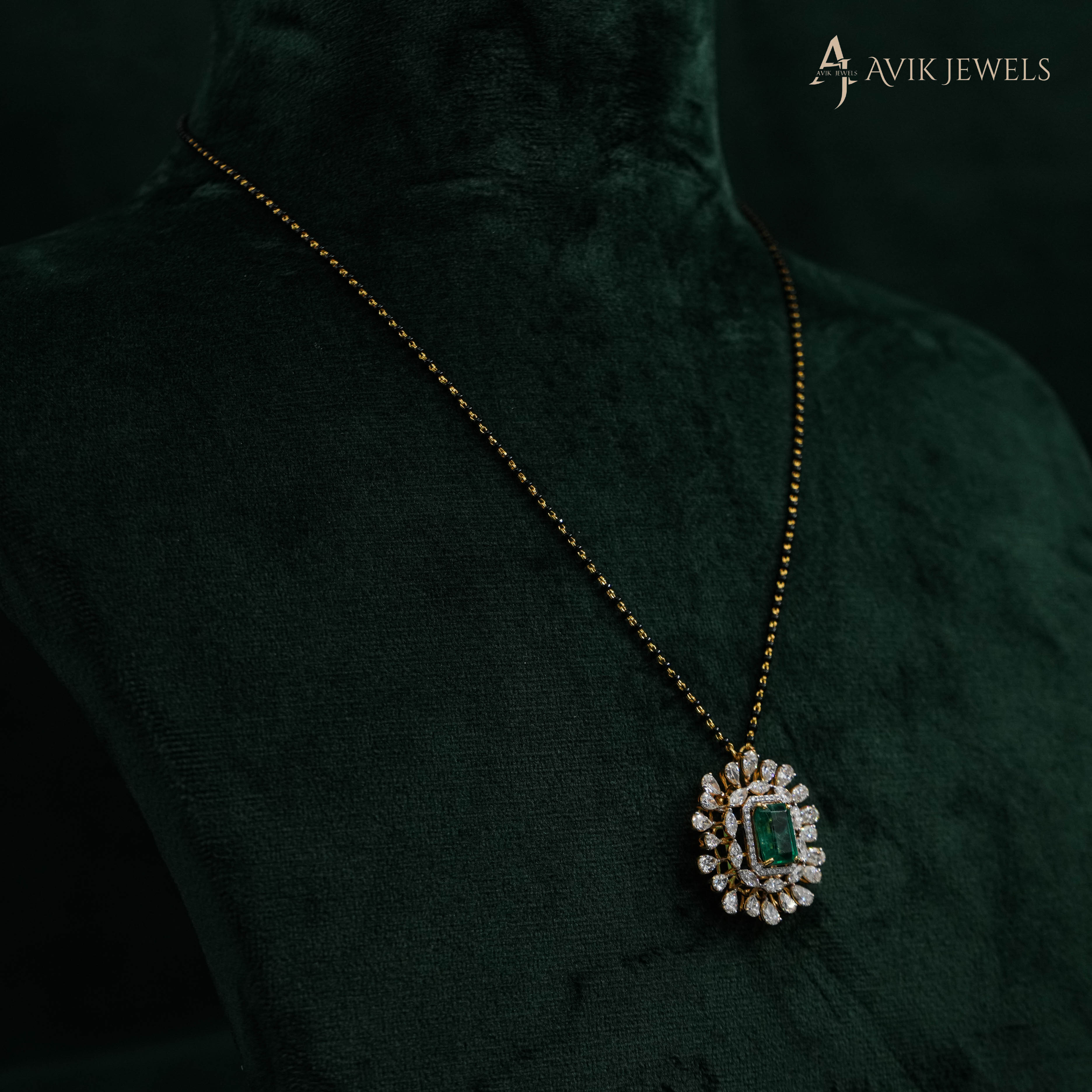 Lab Grown Diamond Mangalsutra Chain