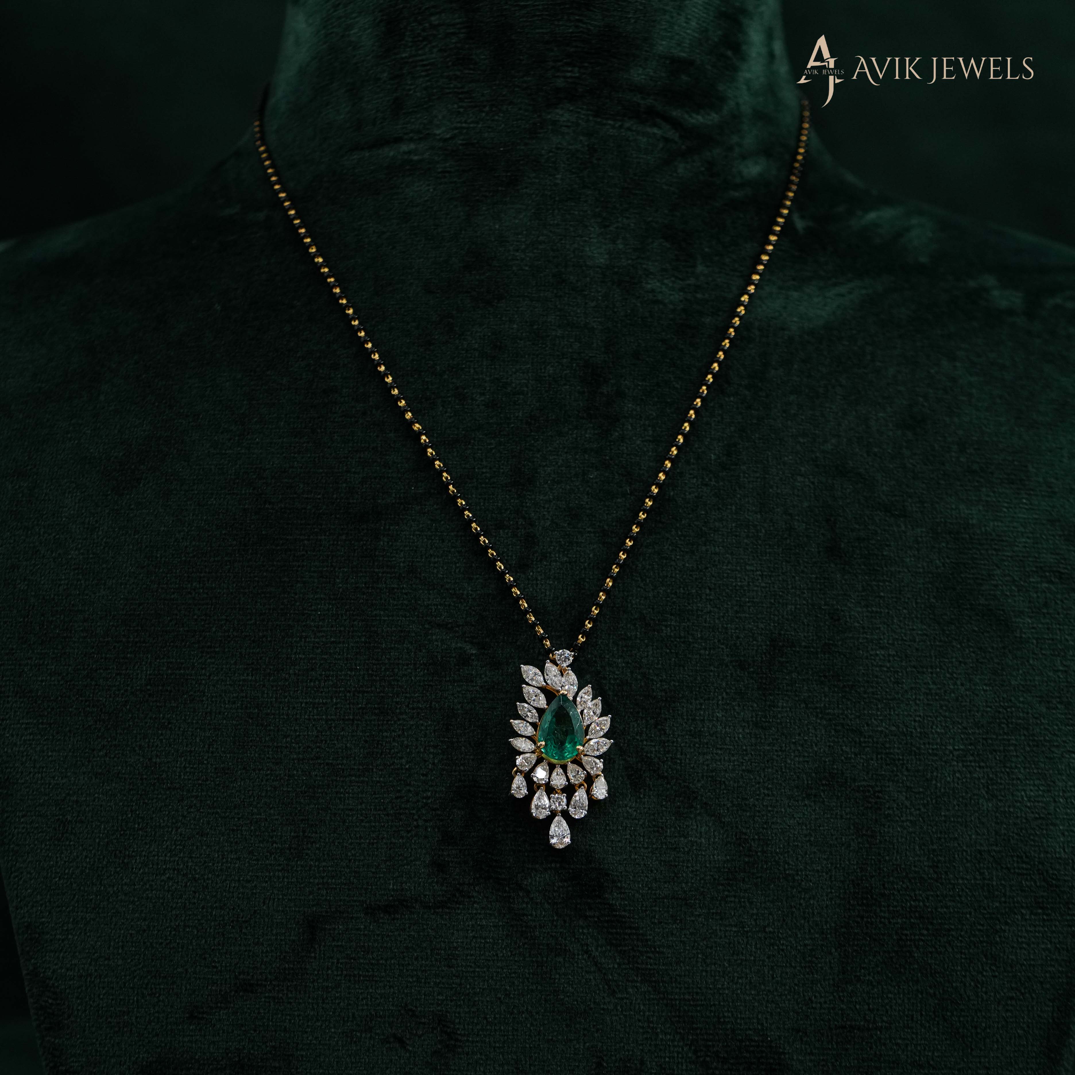 Lab Grown Diamond Floral Pendant