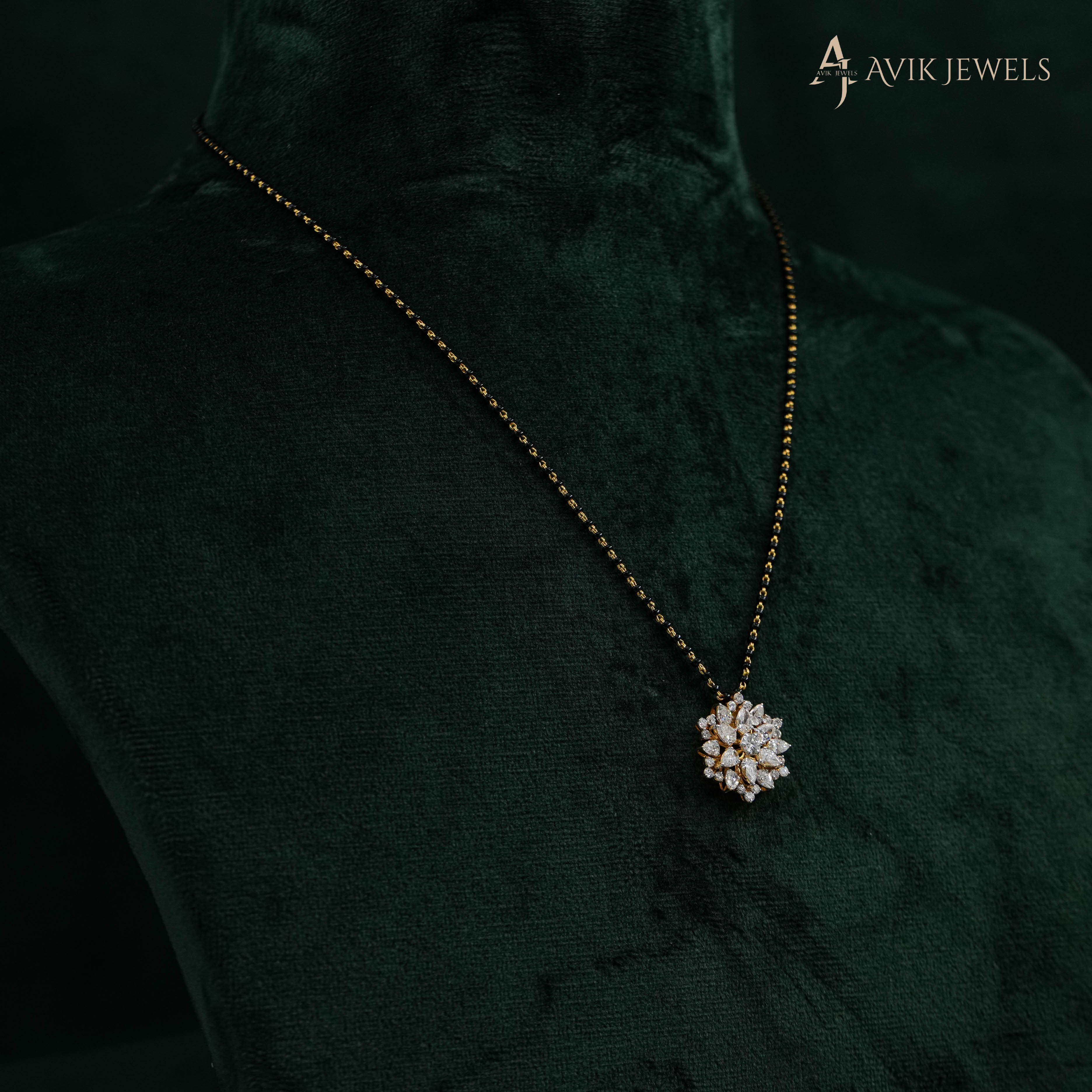 Emerald Lab Grown Diamond Pendant