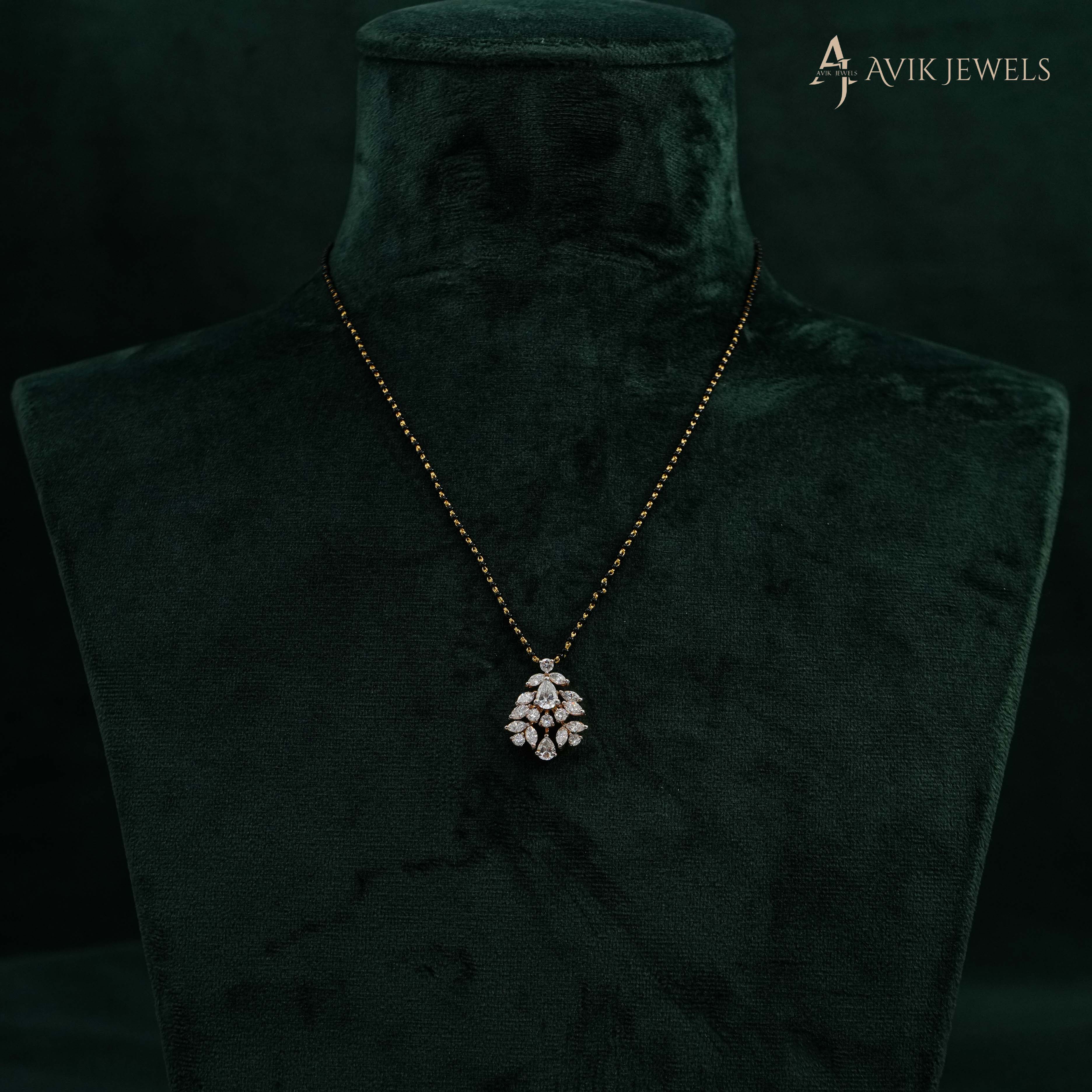 Lab Grown Diamond Floral Pendant