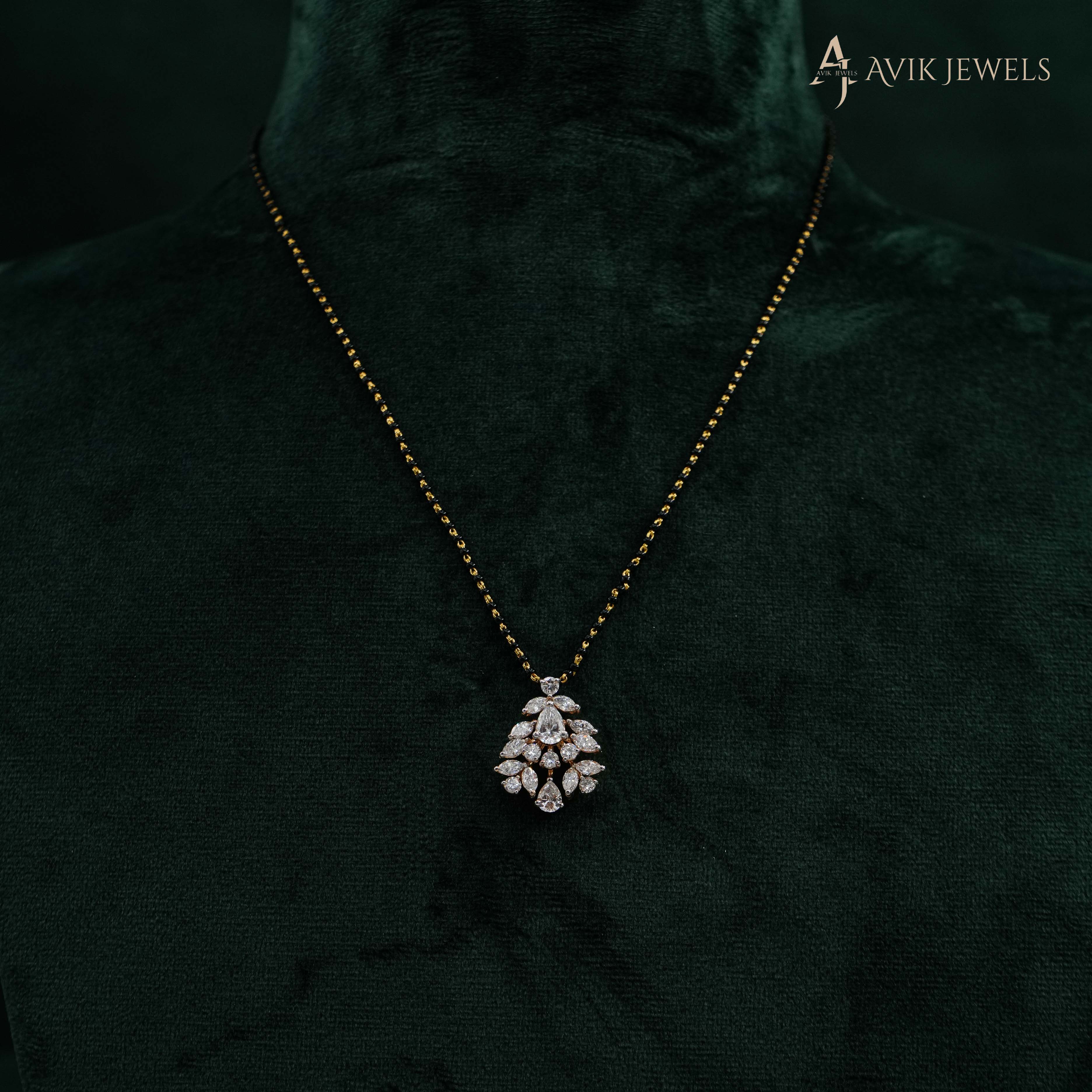 Lab Grown Diamond Floral Pendant