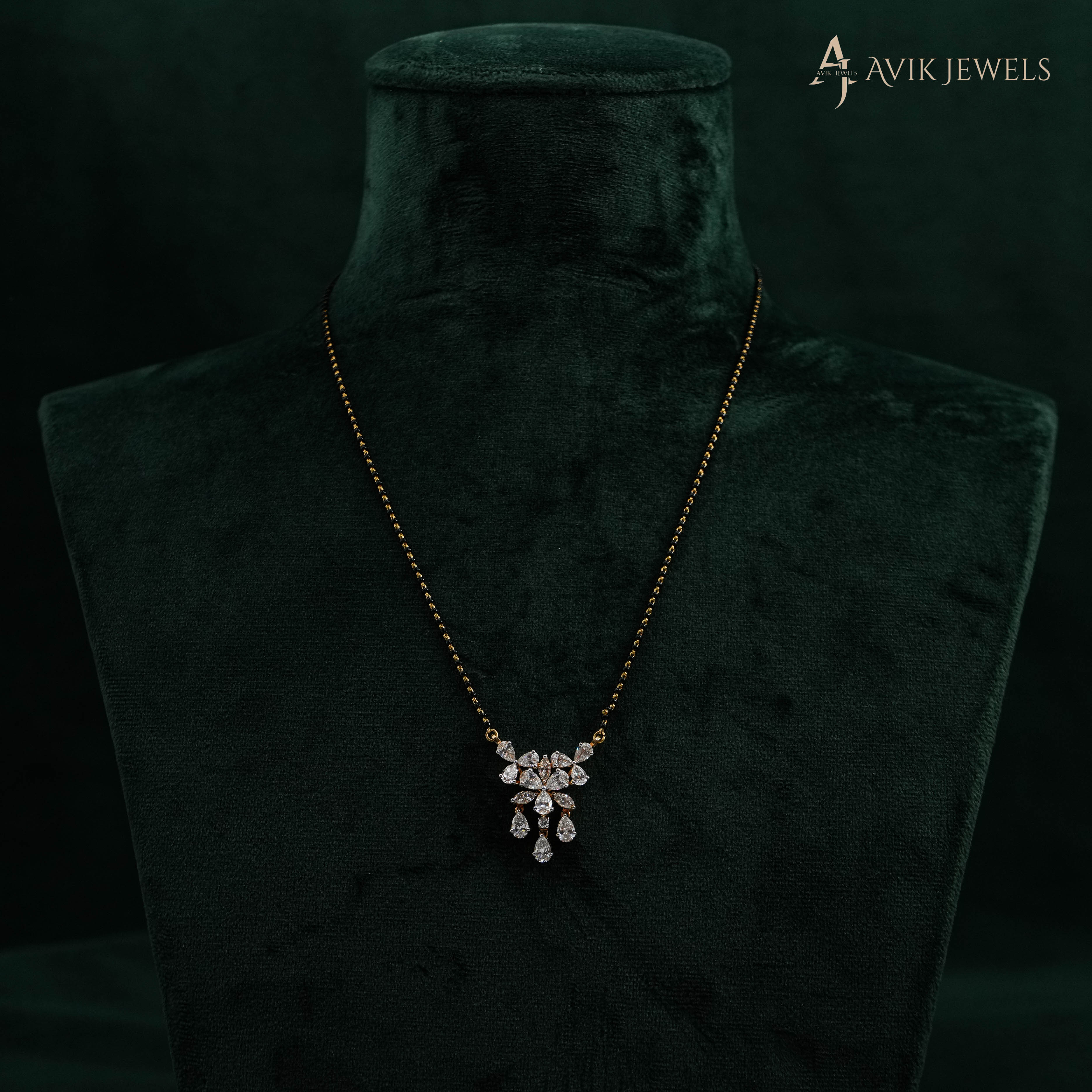 Lab Grown Diamond Mangalsutra Pendant