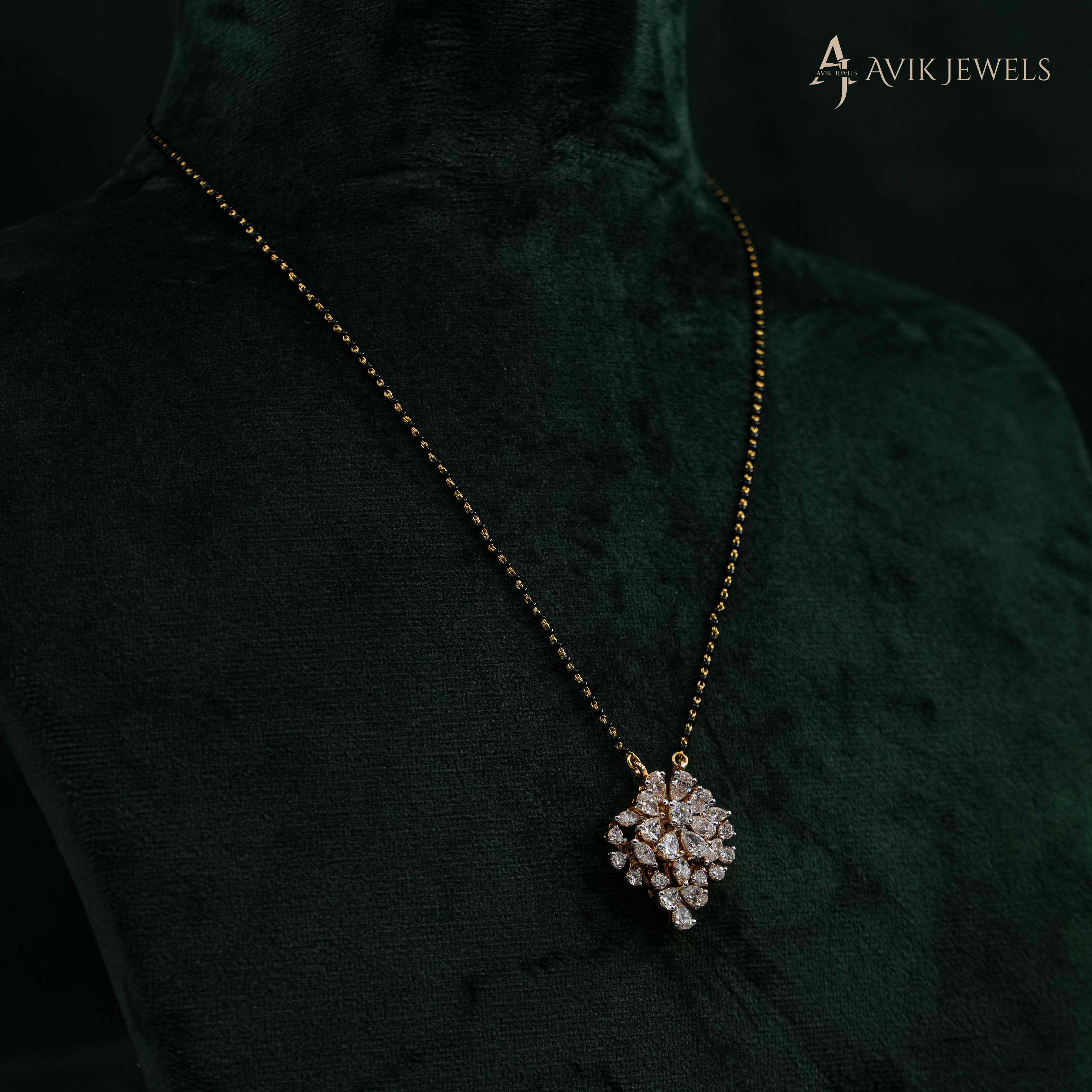 Lab Grown Diamond Mangalsutra Pendant