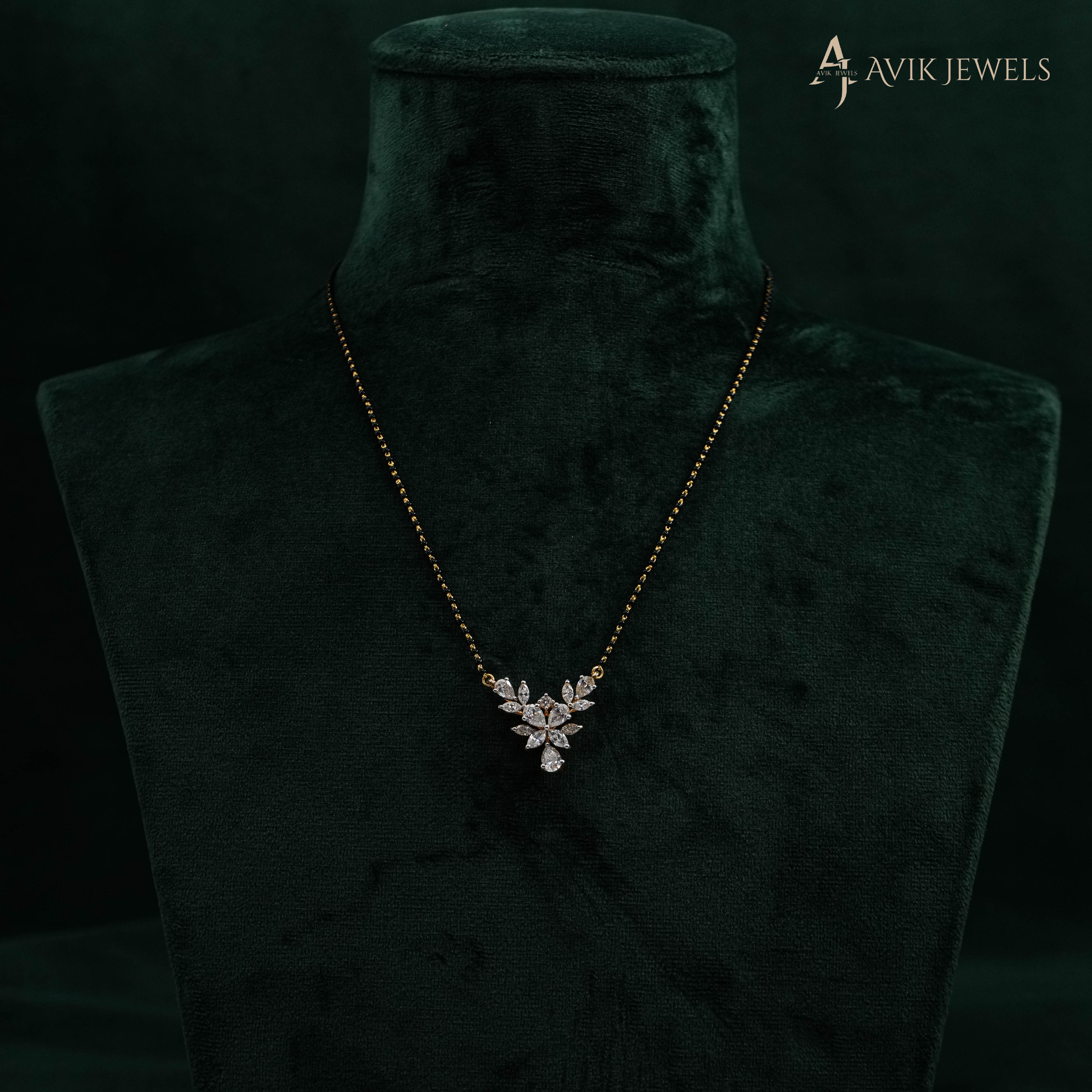 Lab Grown Diamond Mangalsutra Pendant