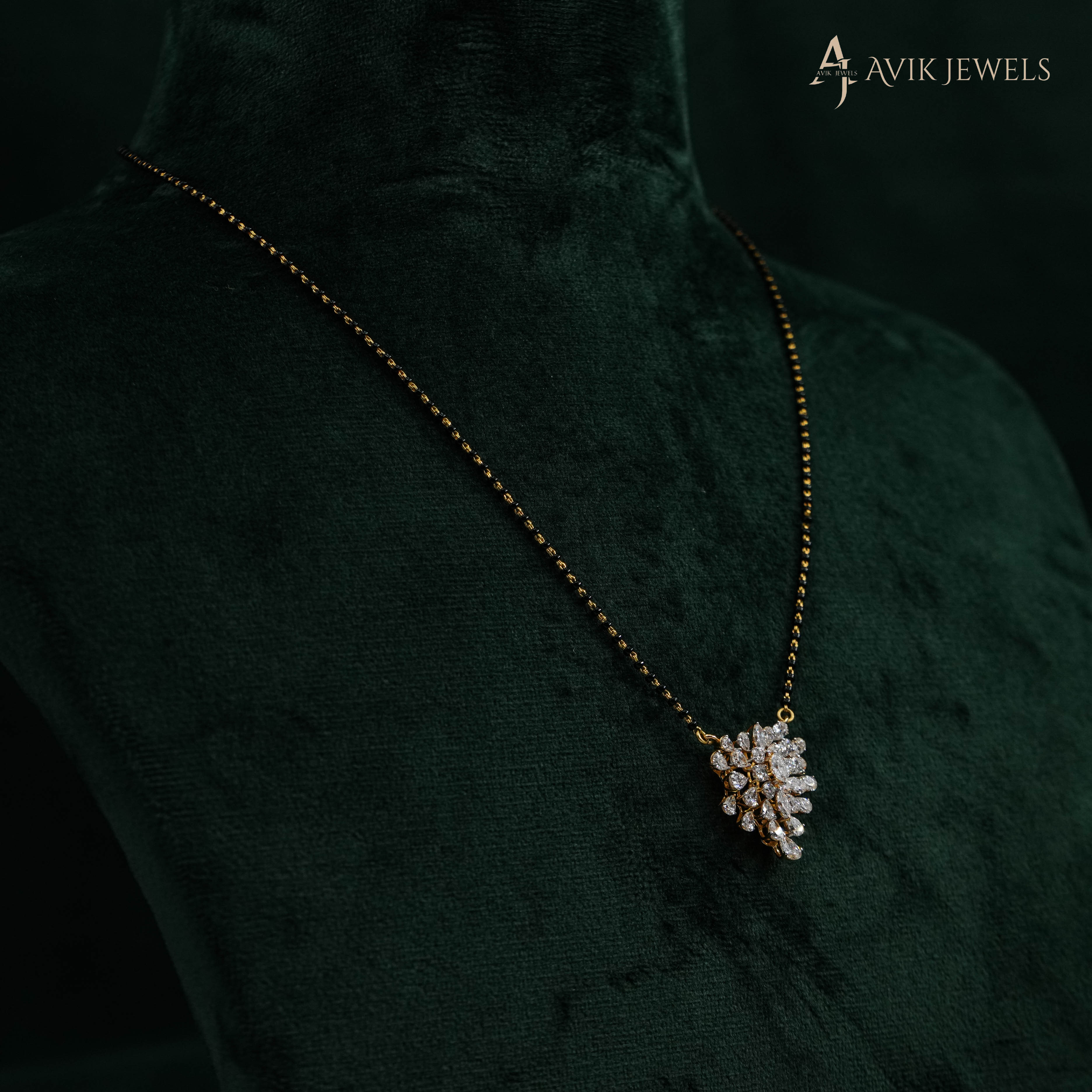 Lab Grown Diamond Mangalsutra Pendant