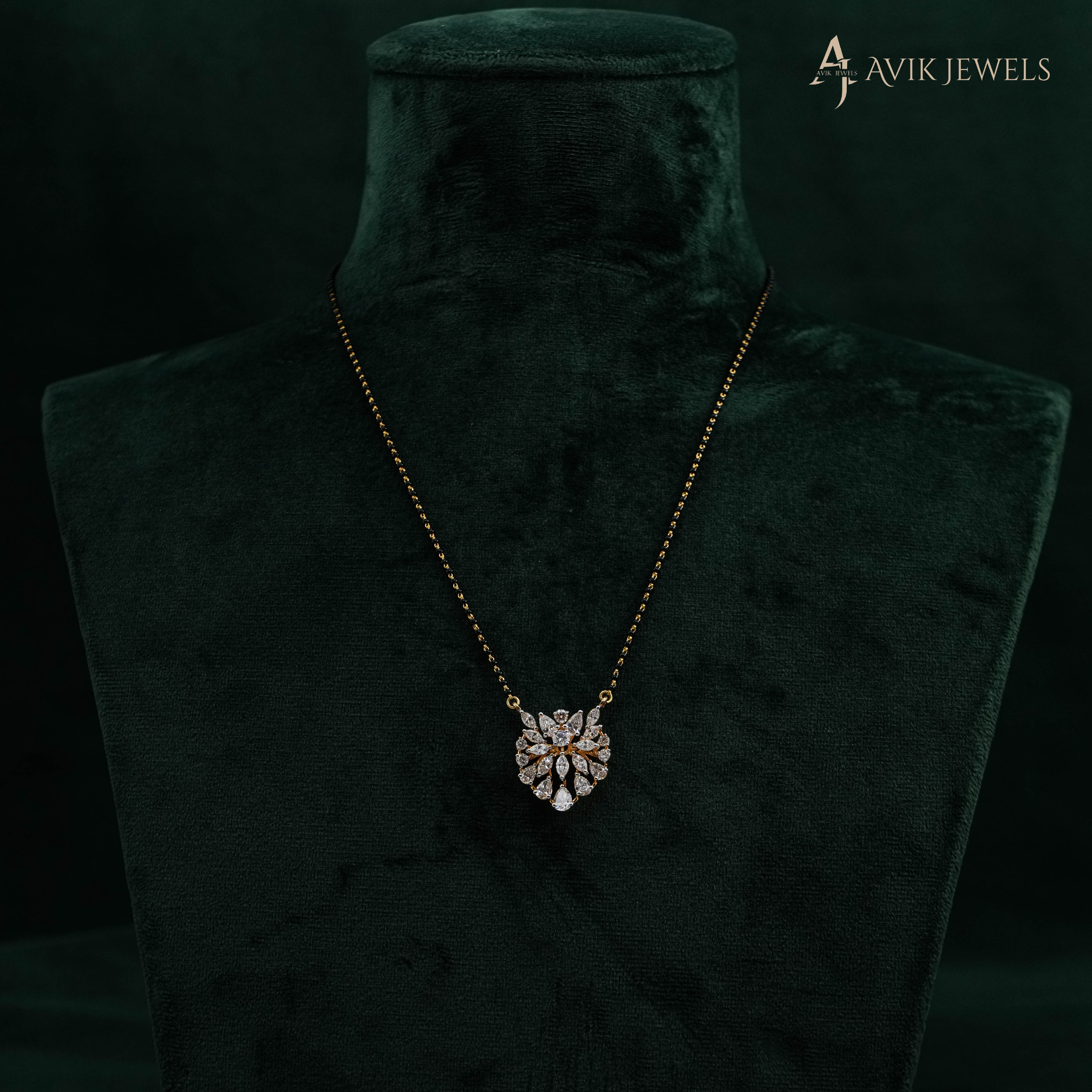 Lab Grown Diamond Floral Pendant