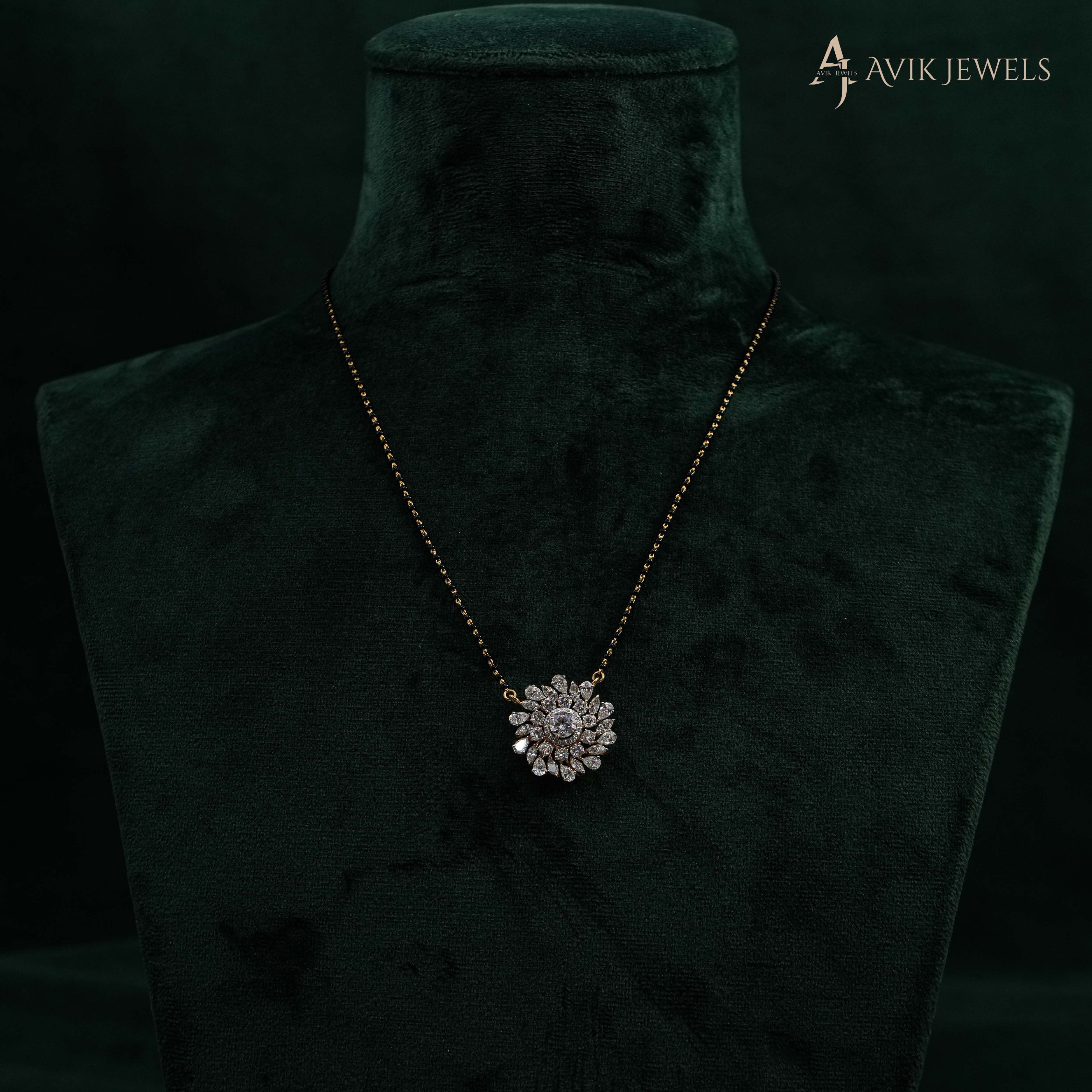 Lab Grown Diamond Mangalsutra Pendant
