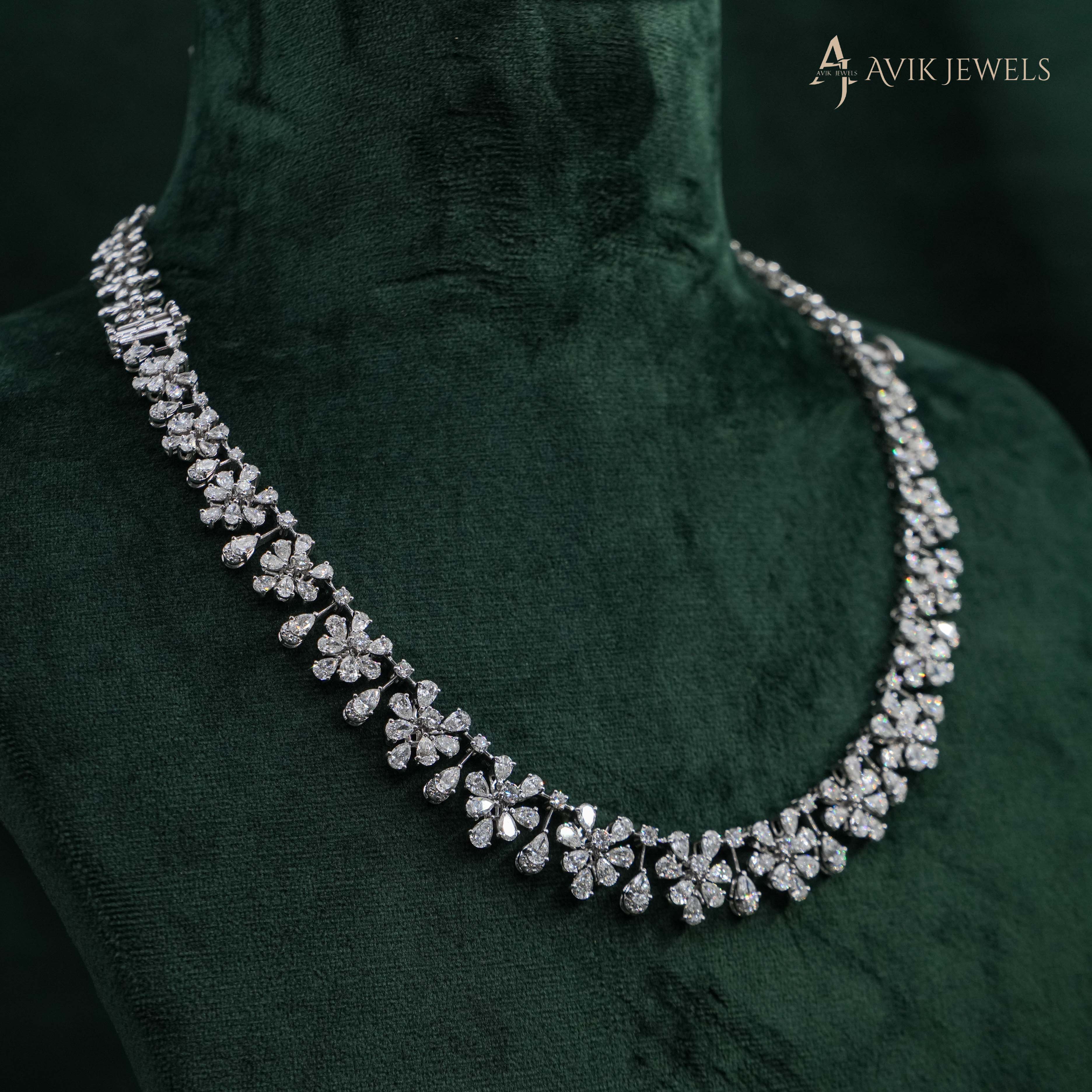 18KT Triple-Layered Lab Grown Pear Cut Diamond Masterpiece - Line 2