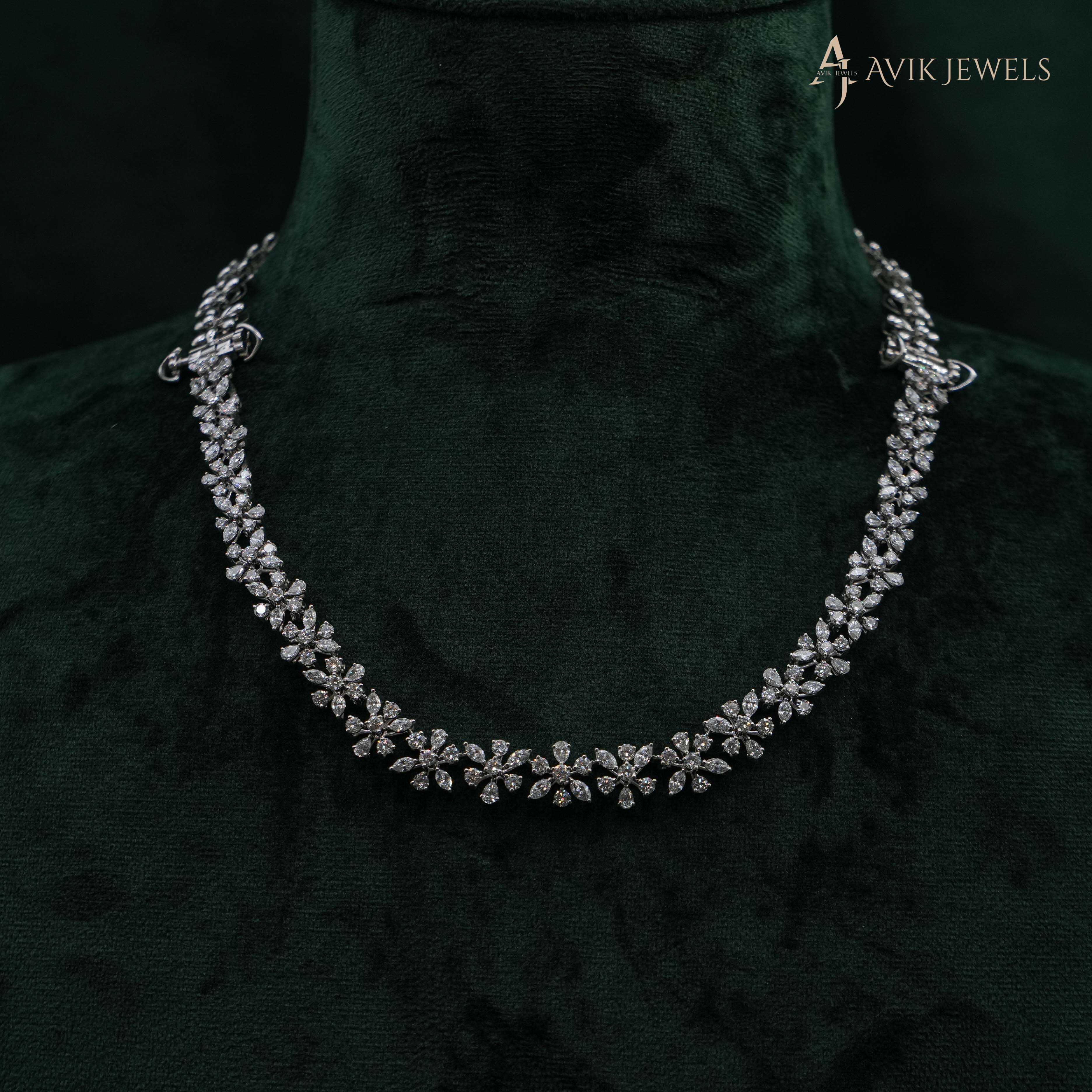 18KT Triple-Layered Lab Grown Marquise & Pear Cut Diamond Masterpiece - Line 1