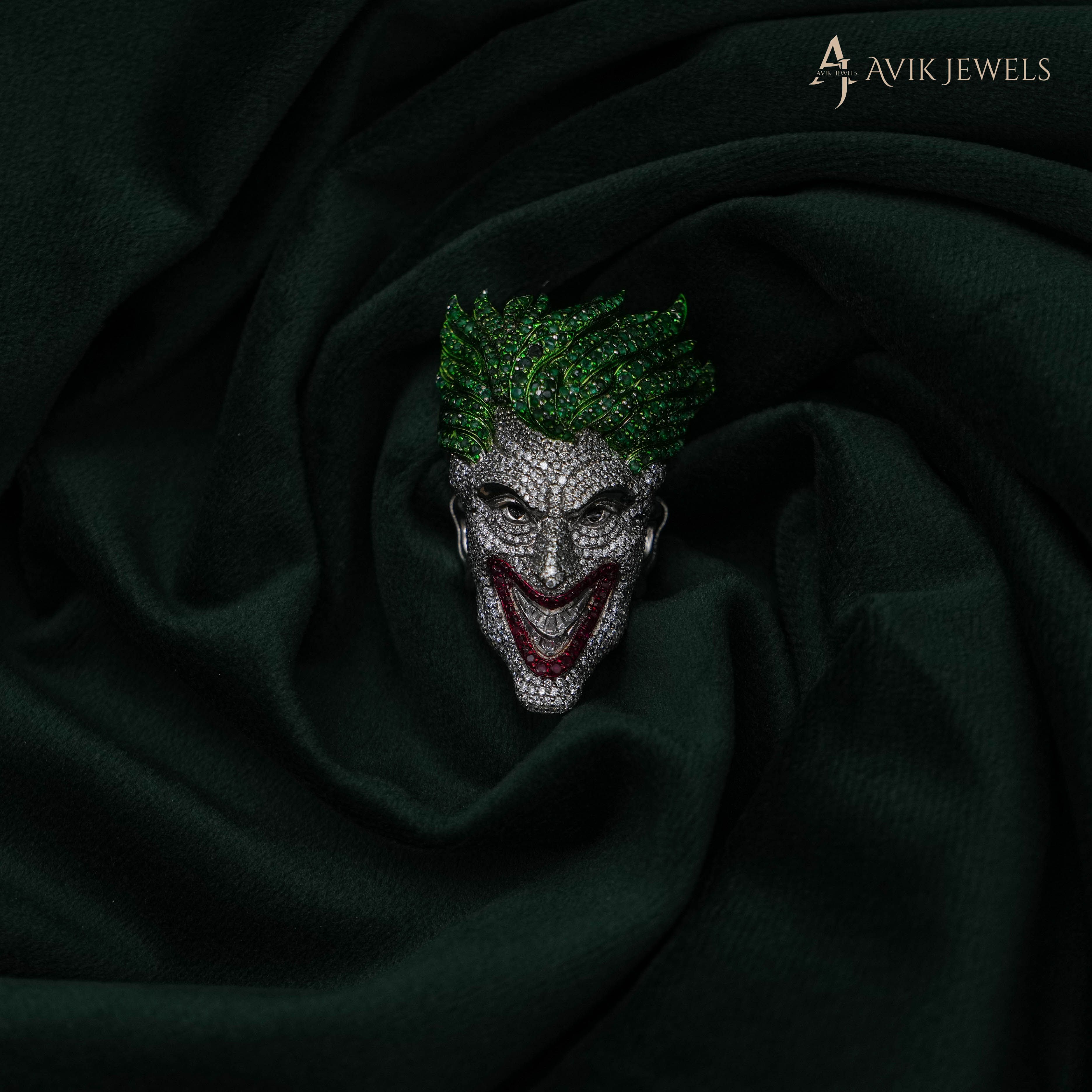 Avik Jewels - Diamond Joker Brooch