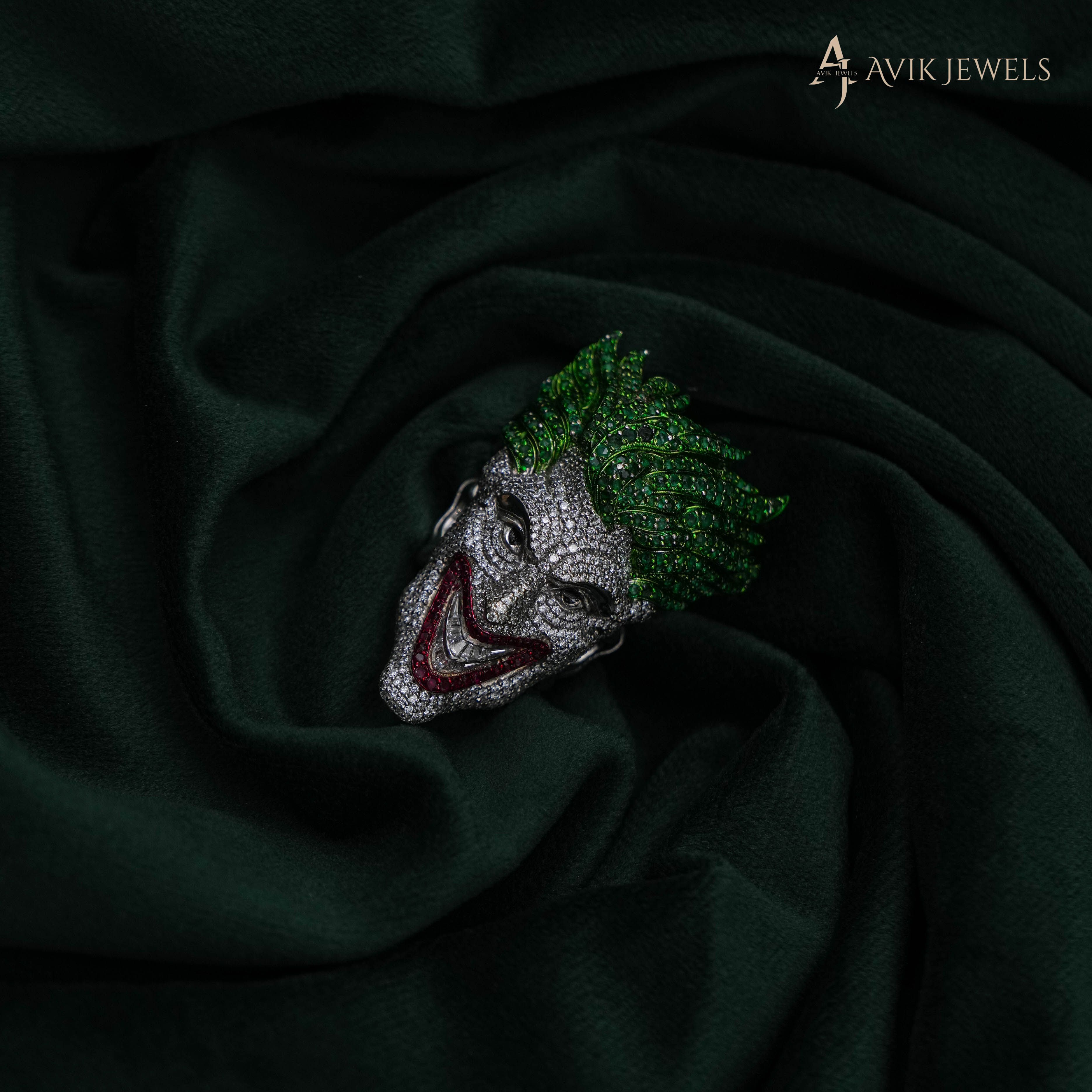 Avik Jewels - Diamond Joker Brooch