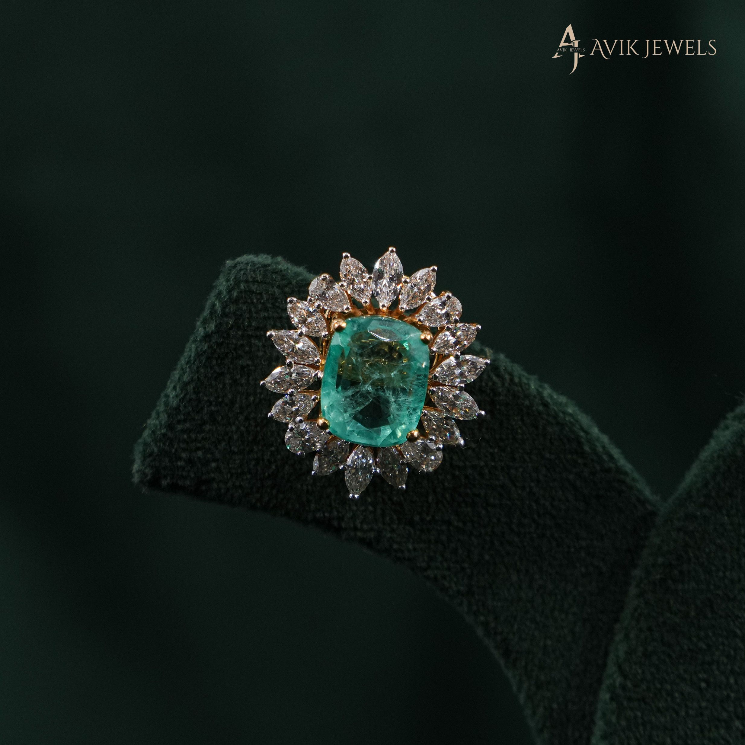 Emerald Stud Earrings