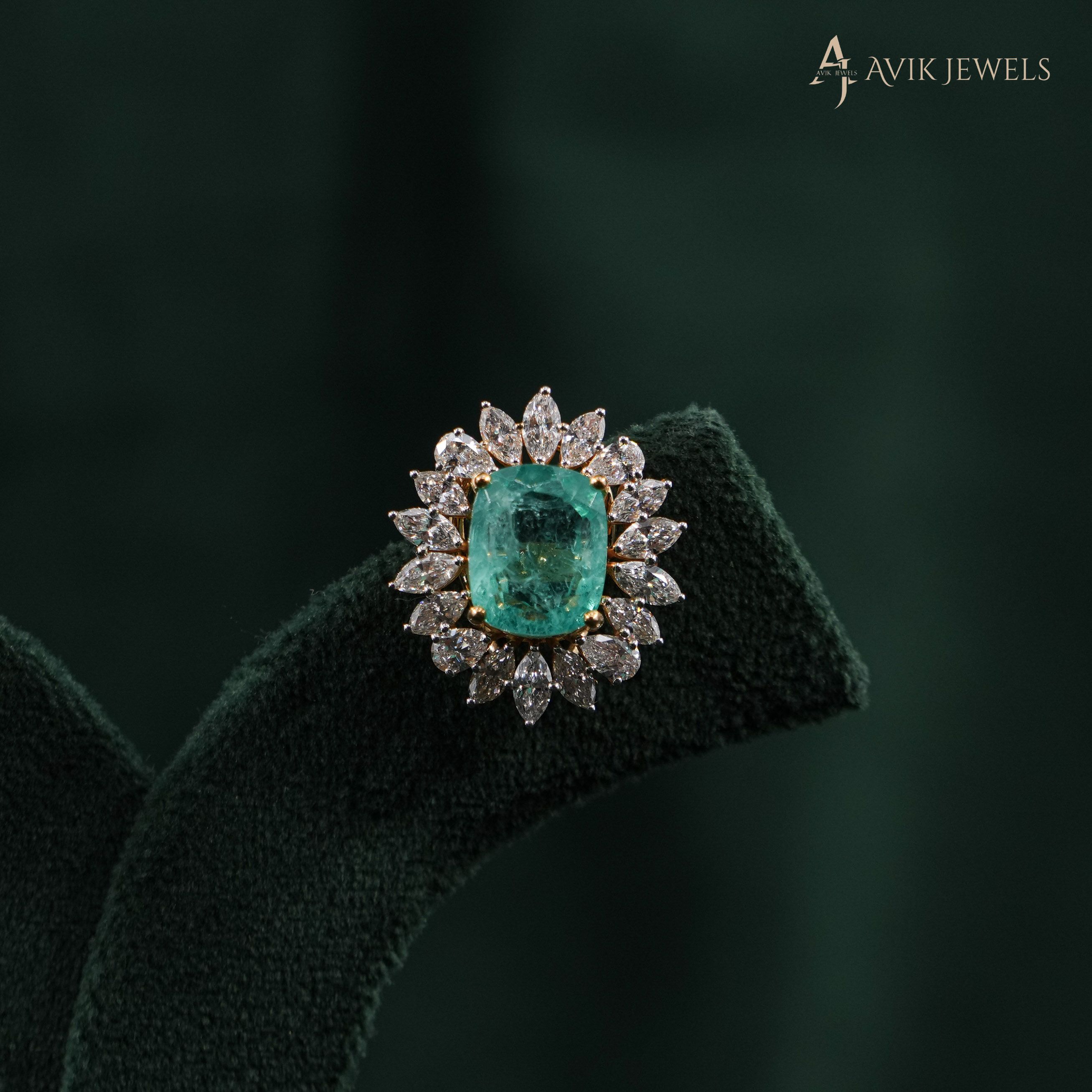 Emerald Stud Earrings