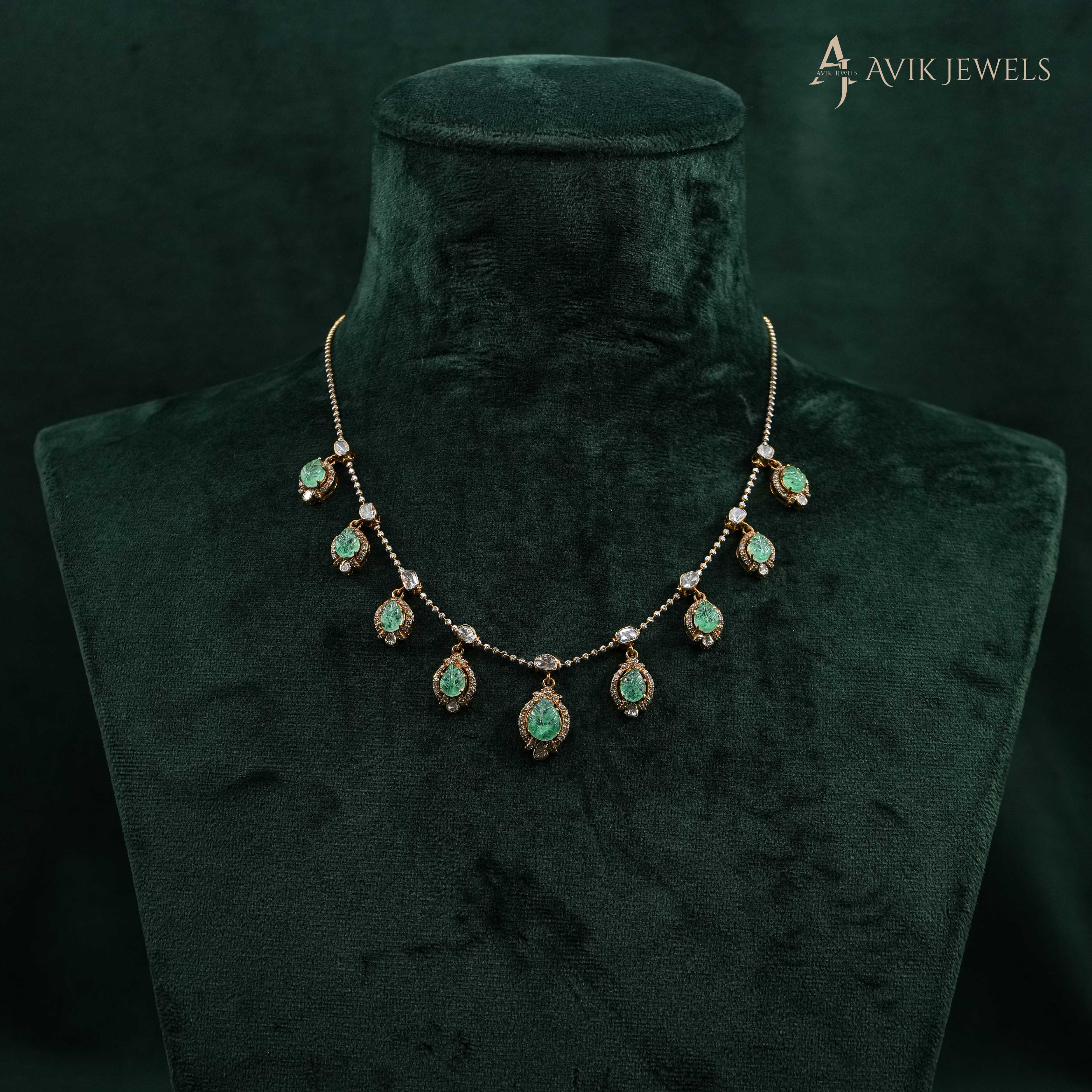 Emerald Drop Necklace