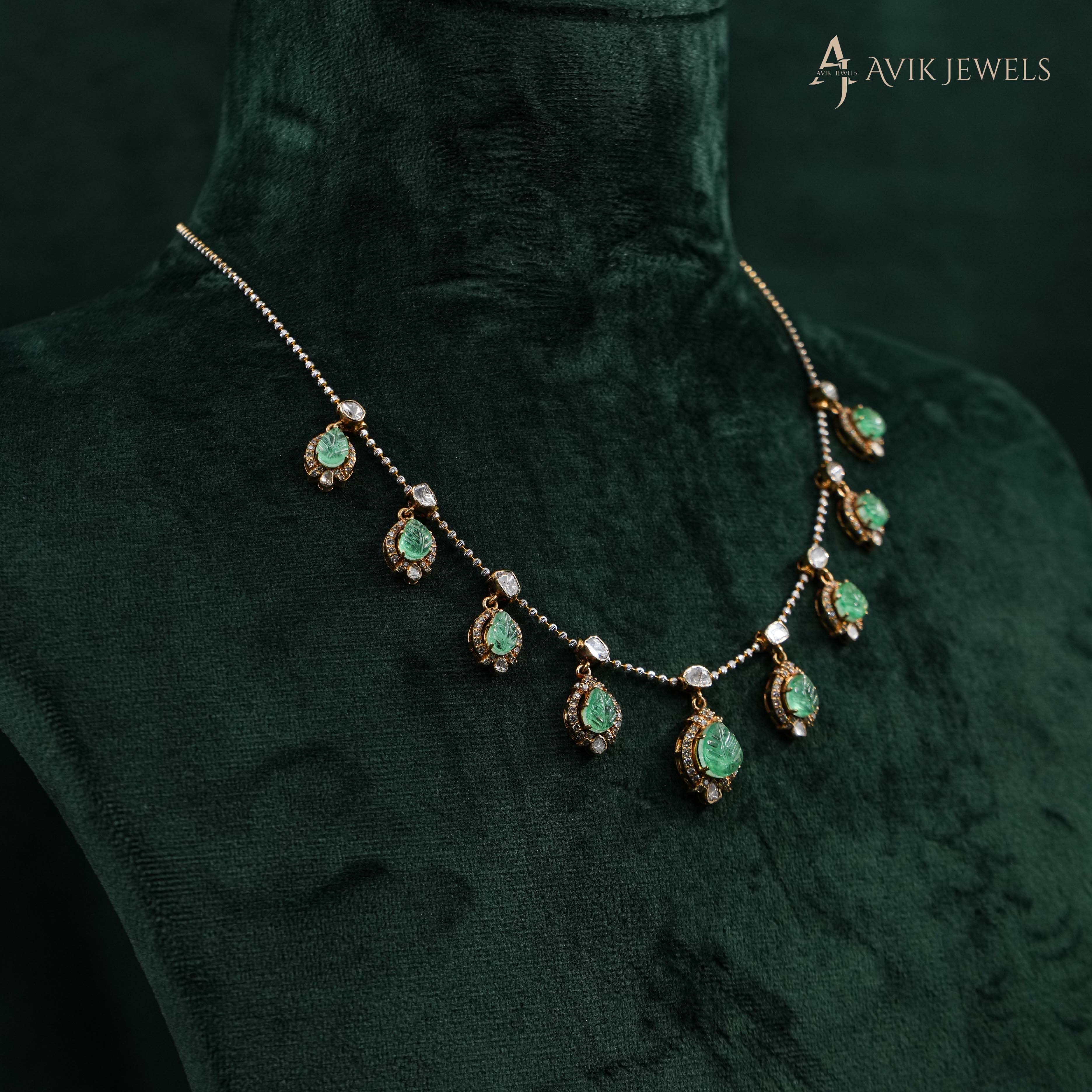 Emerald Drop Necklace