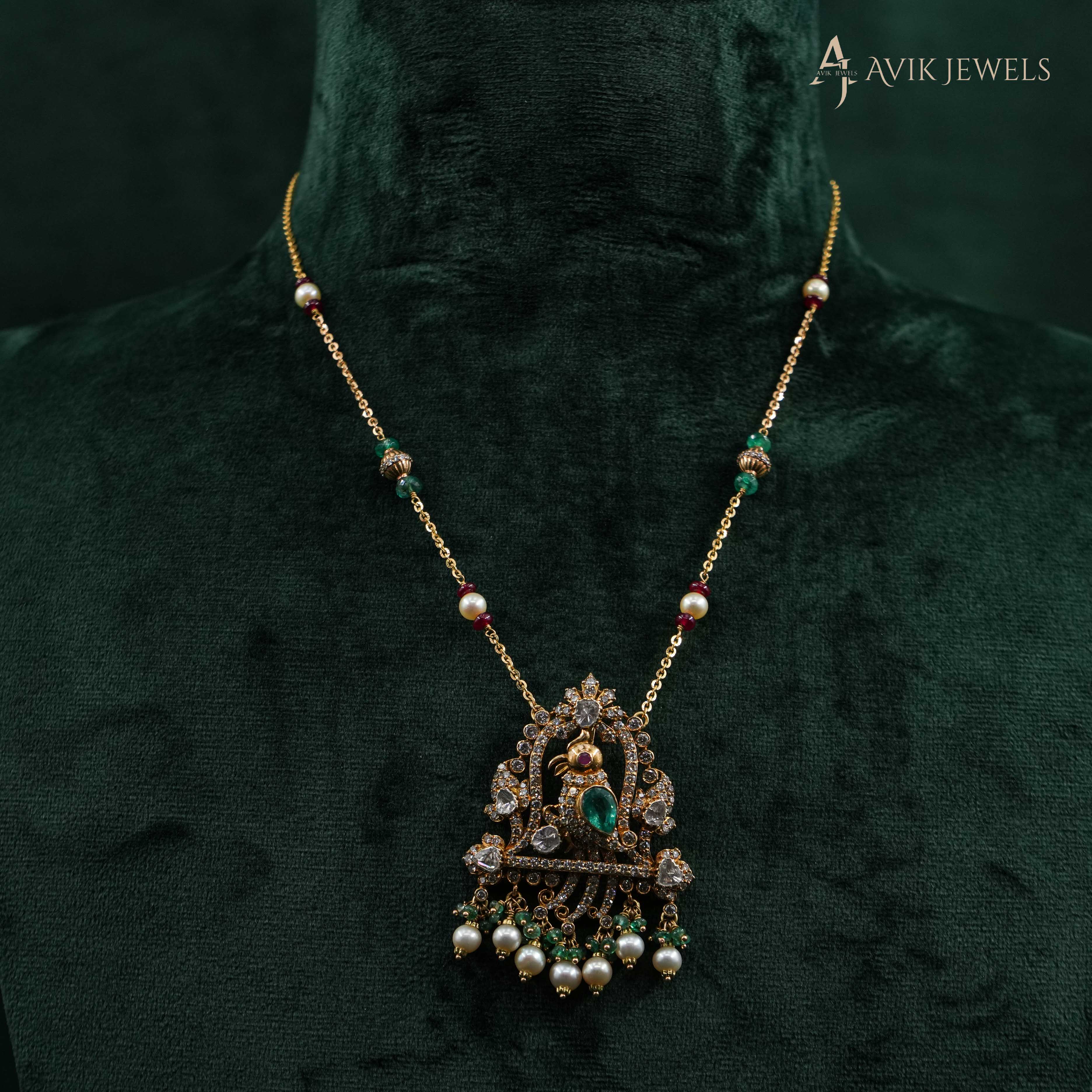 Polki Pendant Necklace