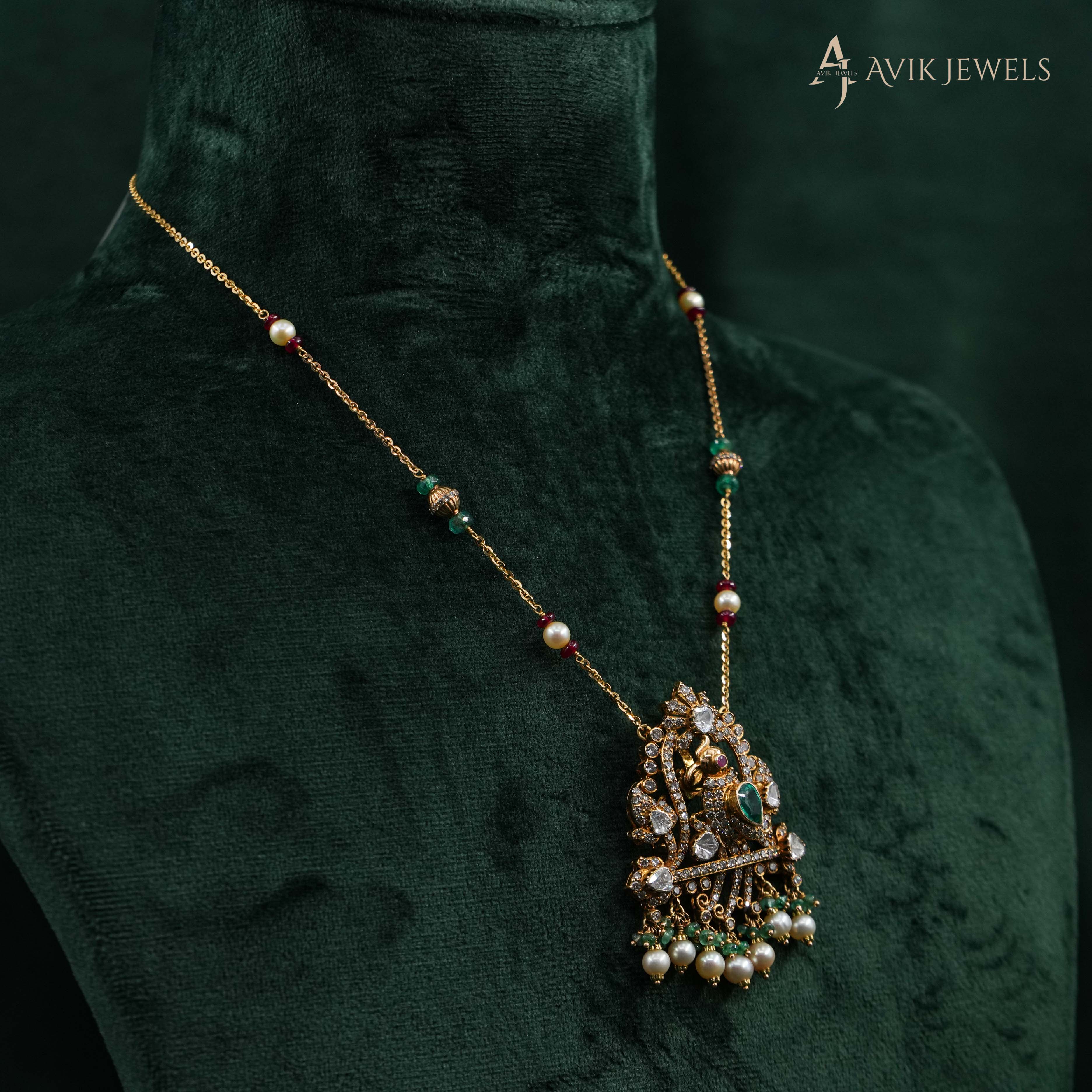 Polki Pendant Necklace