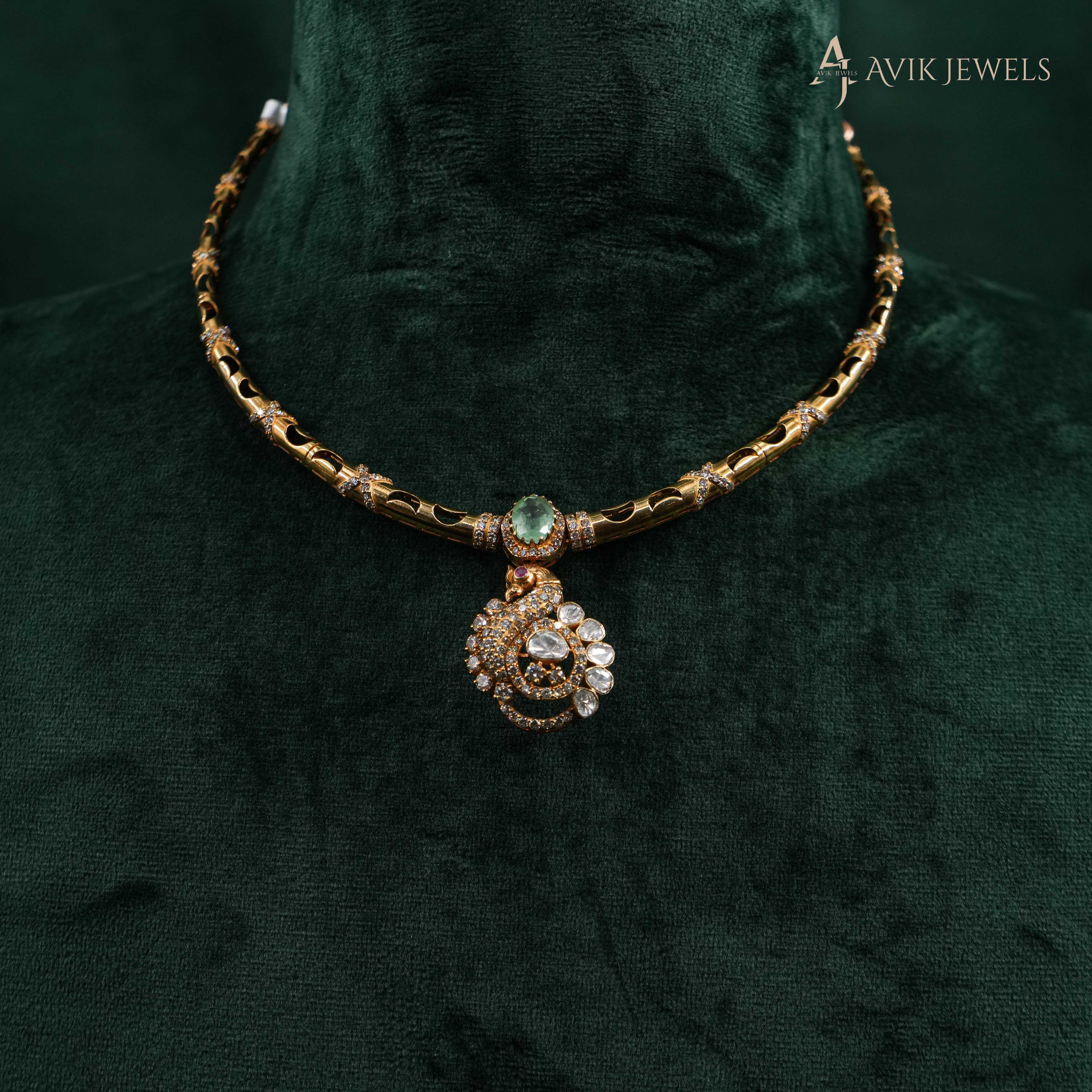 Polki Pendant Necklace