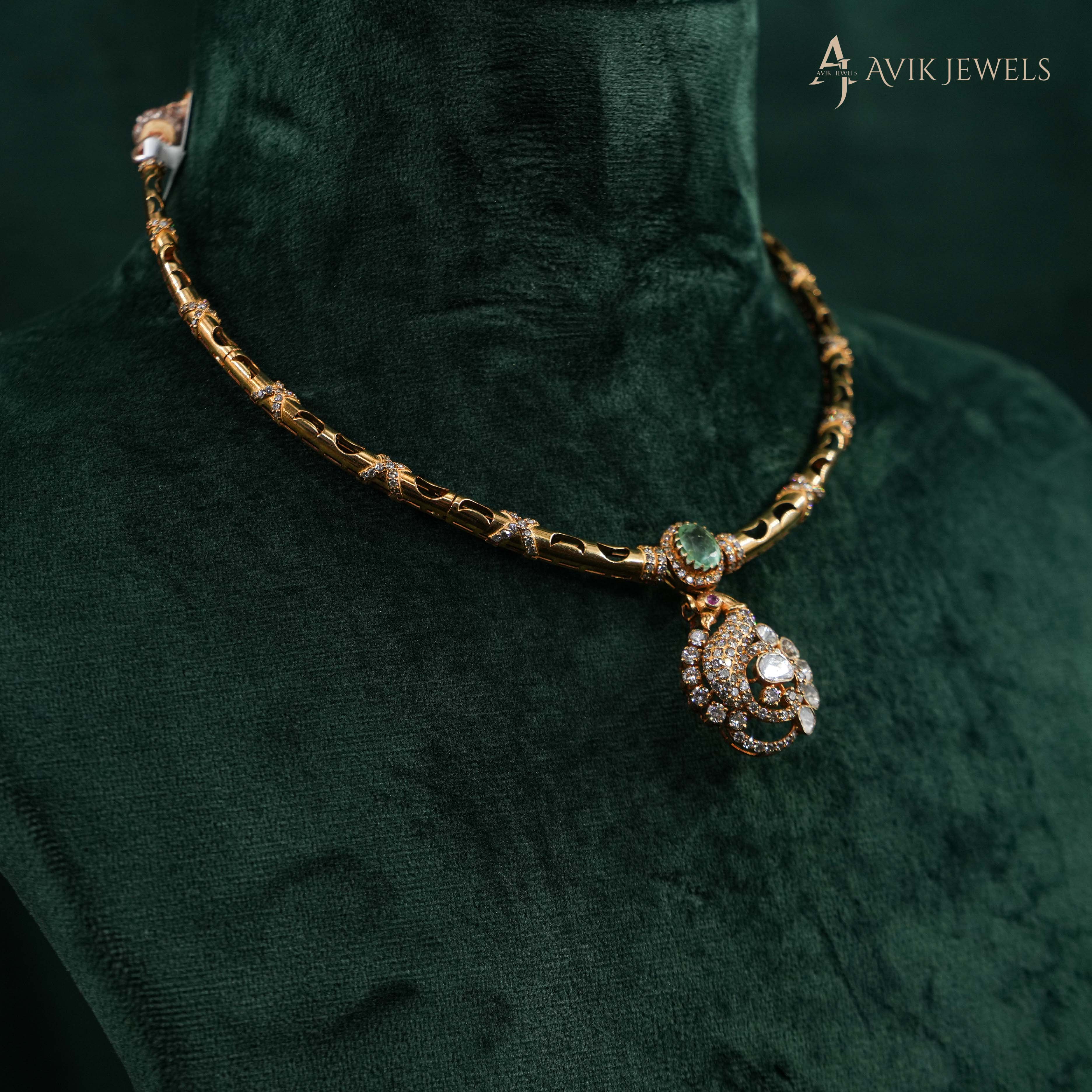 Polki Pendant Necklace