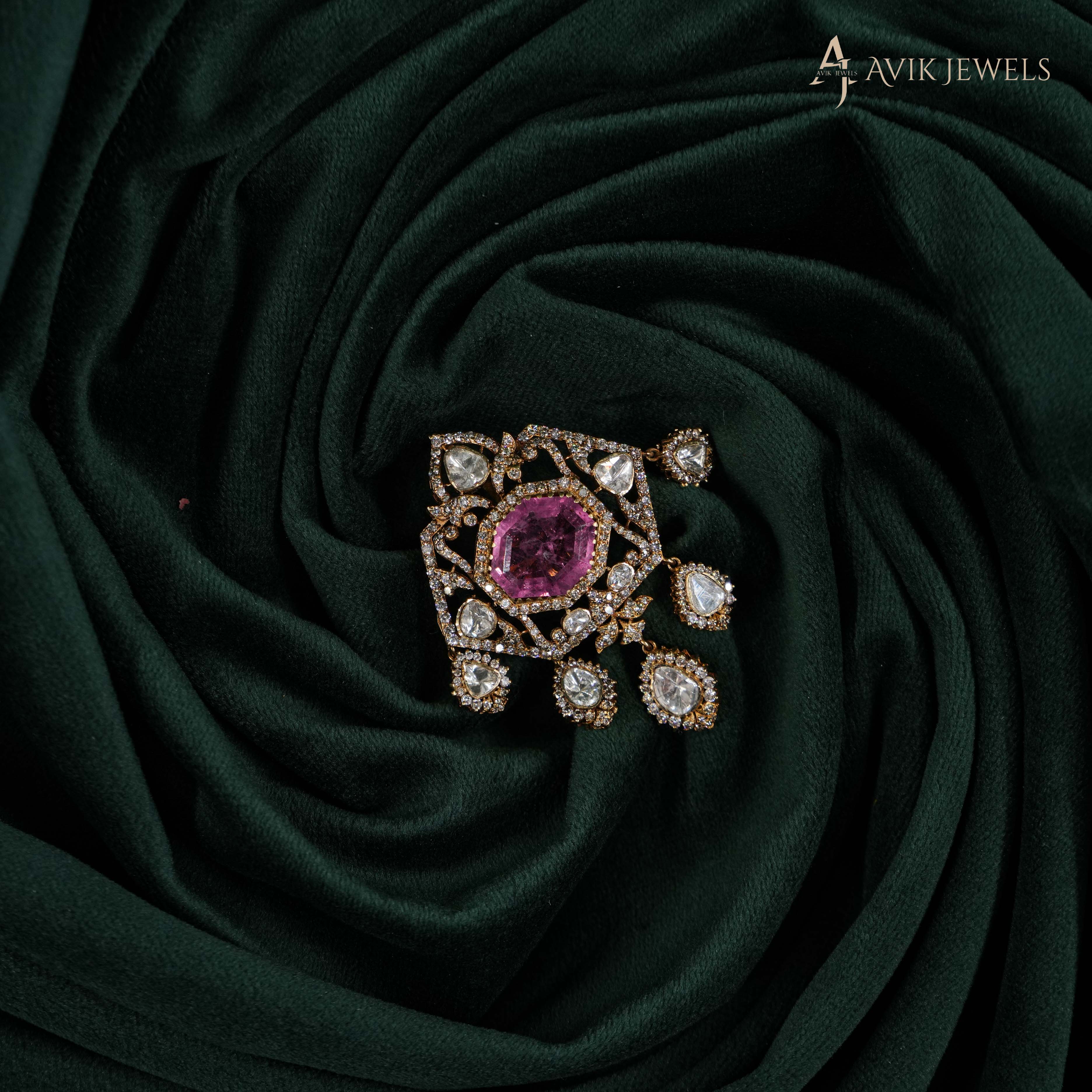 Polki Statement Earrings