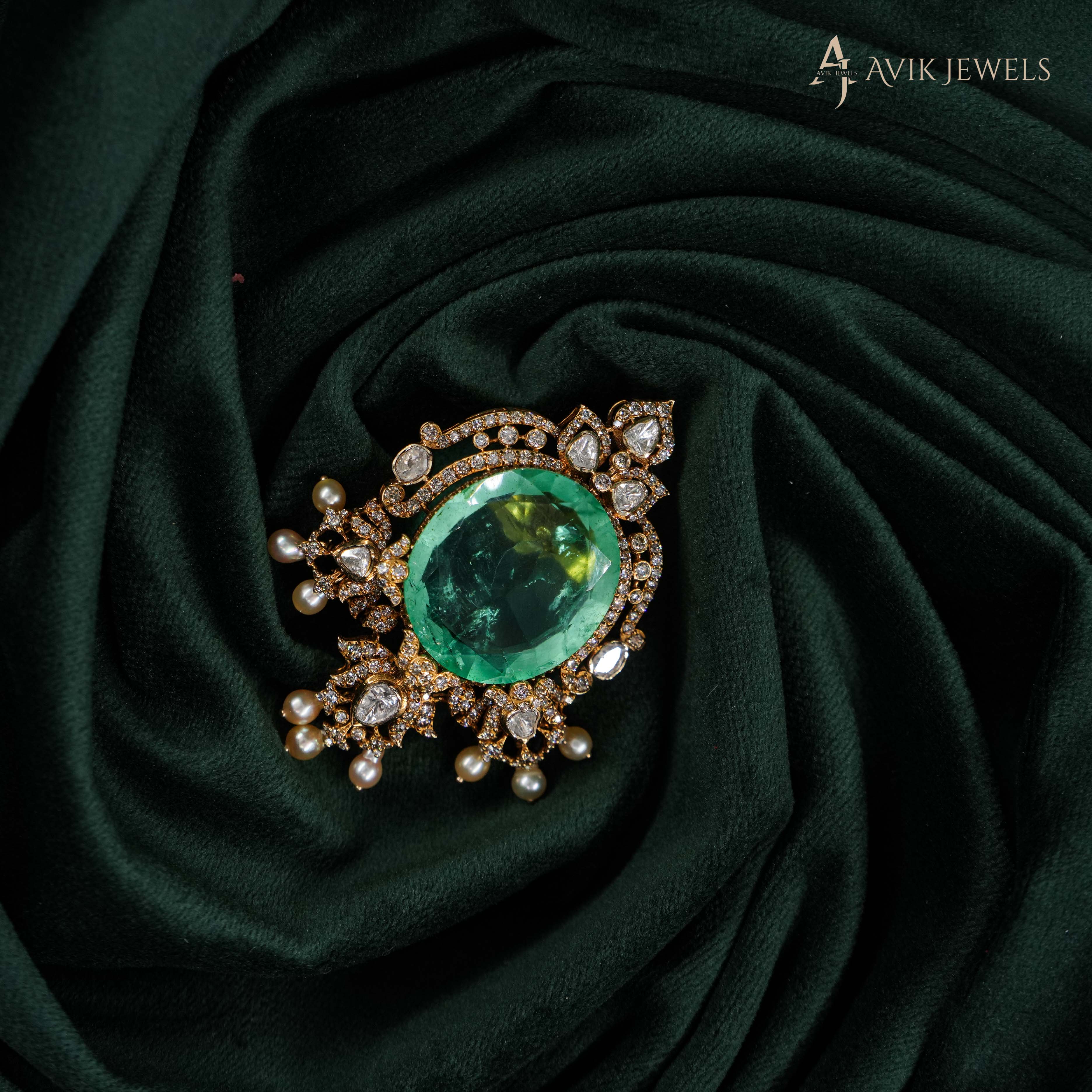 Polki Statement Earrings