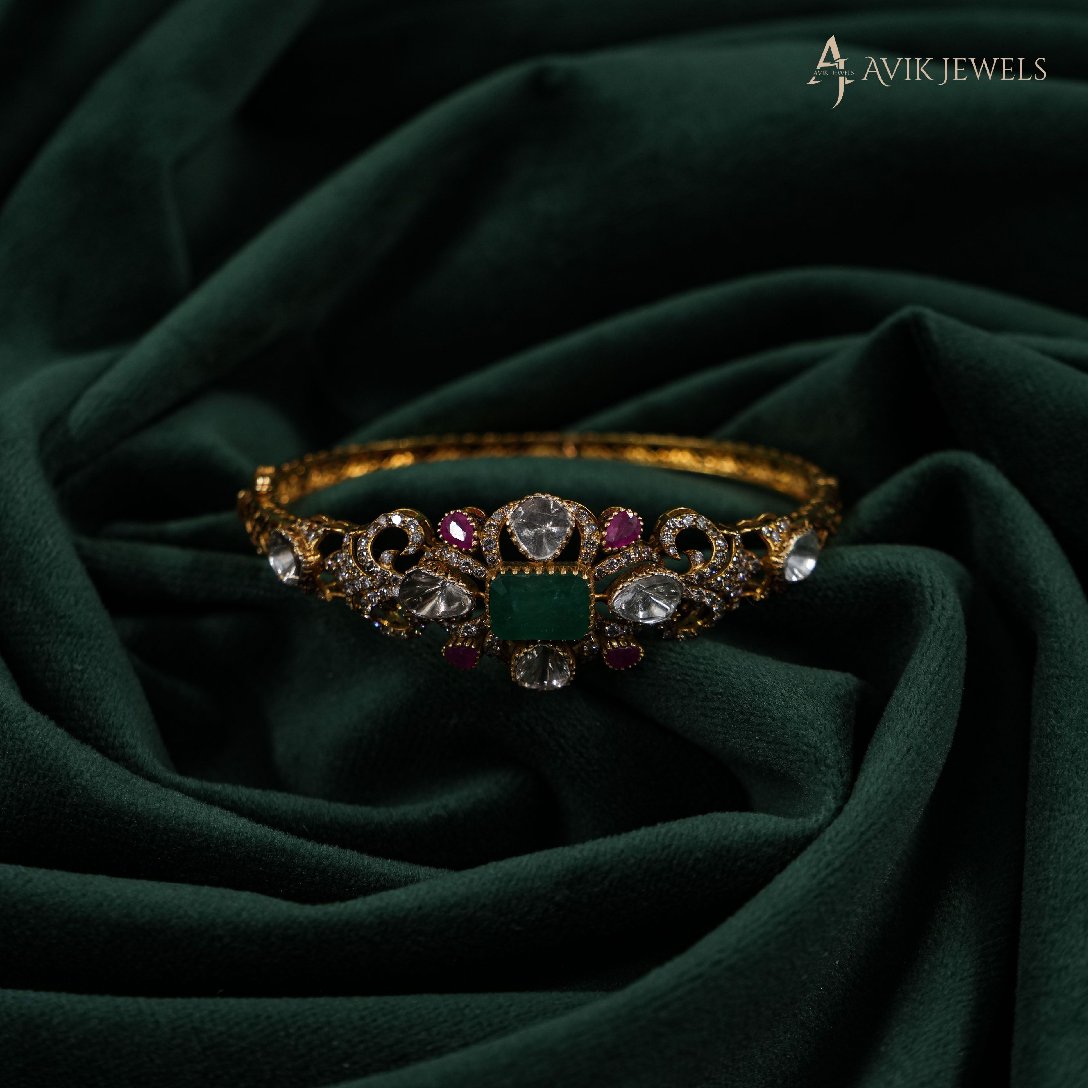 Diamond Emerald Bracelet