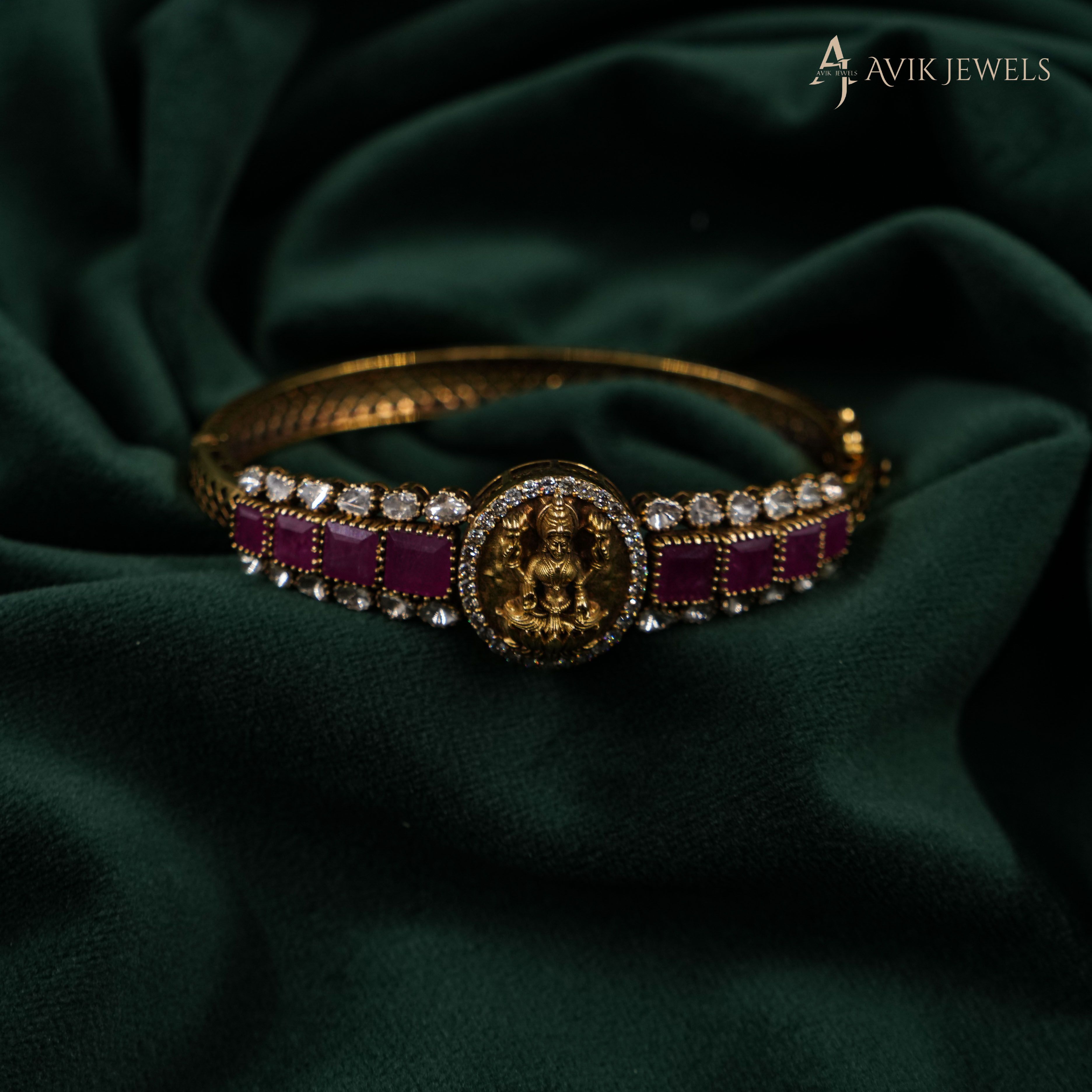 Gold Ruby Bracelet