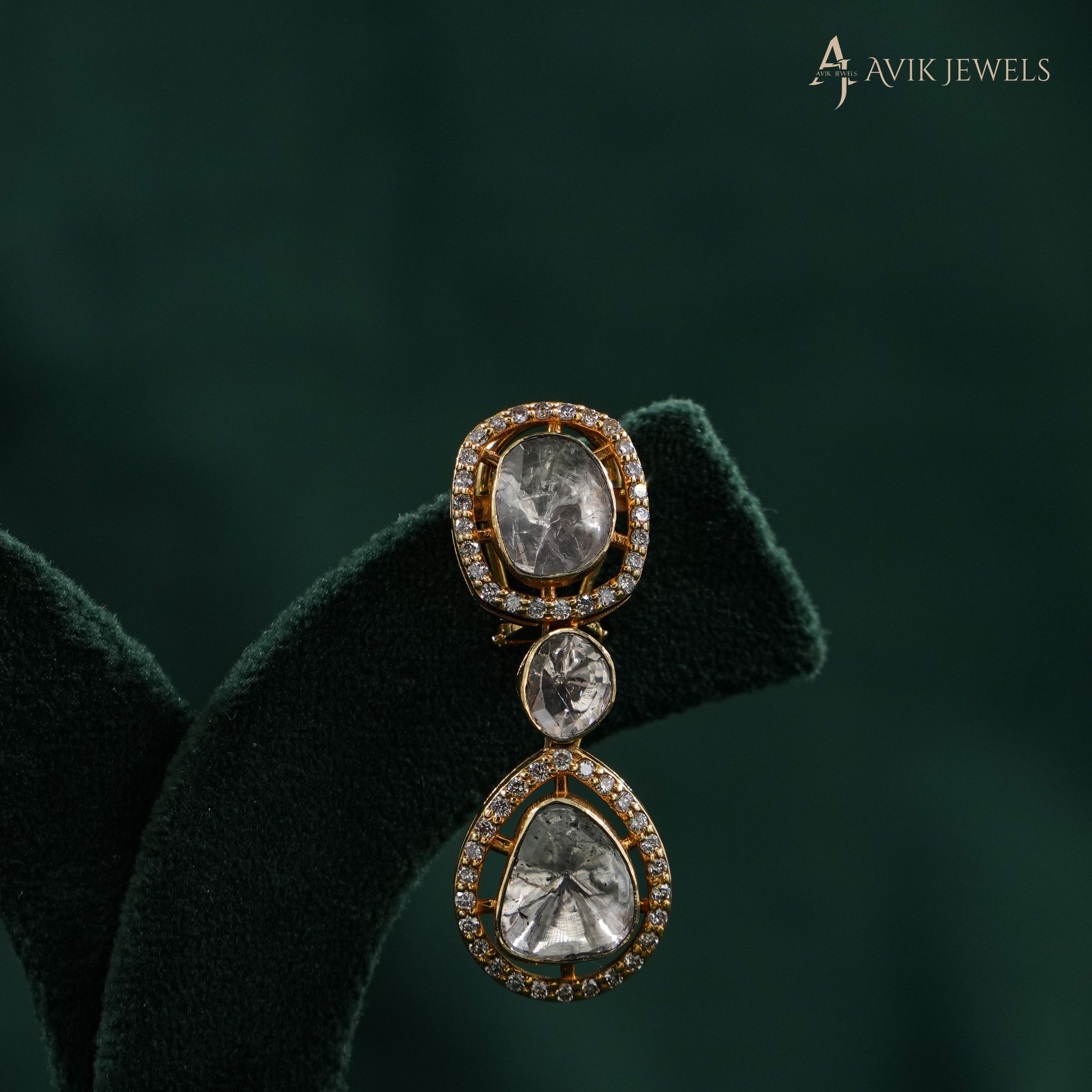 Diamond Drop Earrings