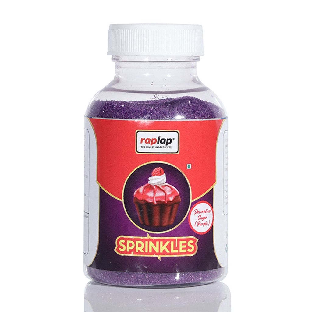Bakers Super Mart - Raplap Sprinkle Decorative Sugar Purple 175g