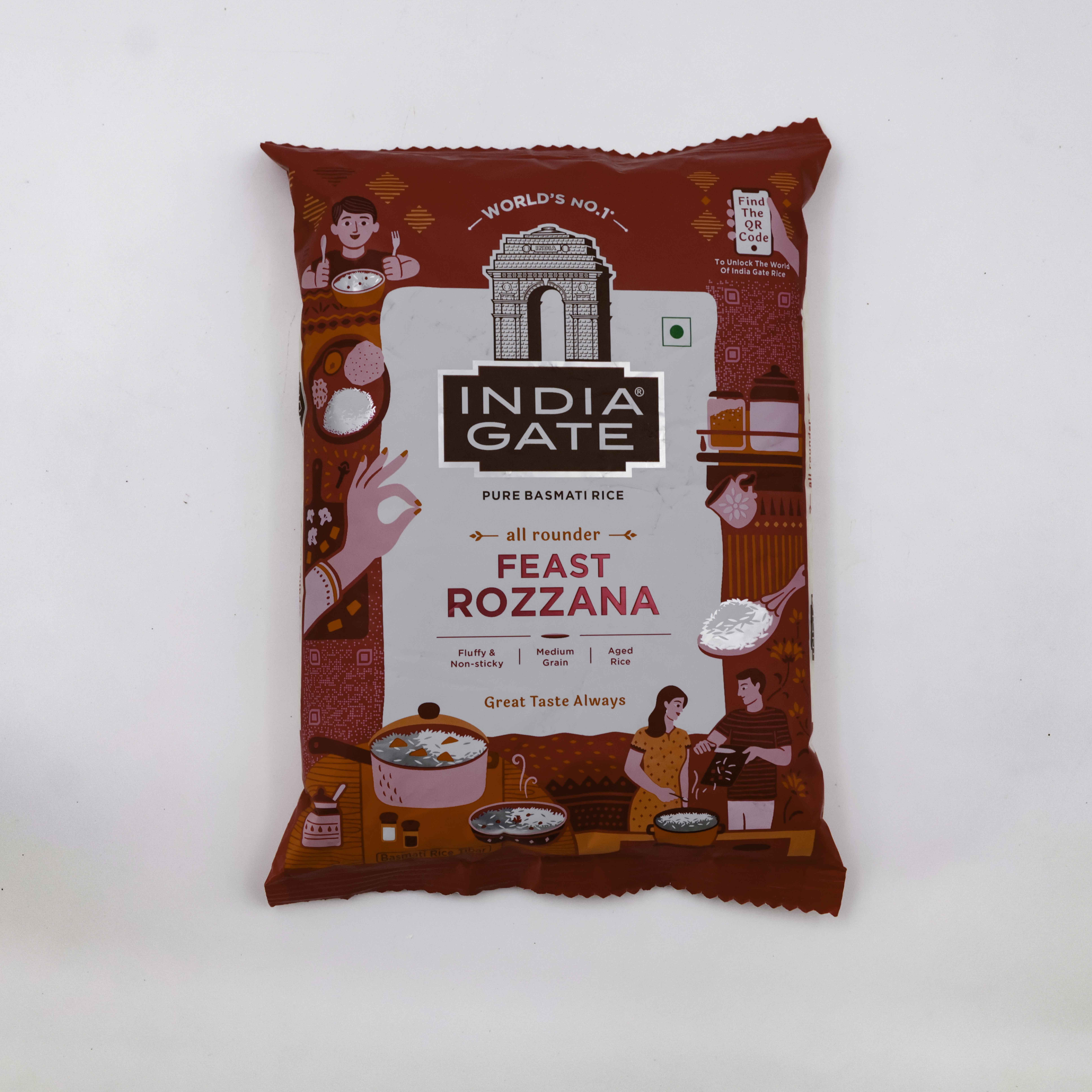 India Gate Basmati Rice Rozzana 1kg