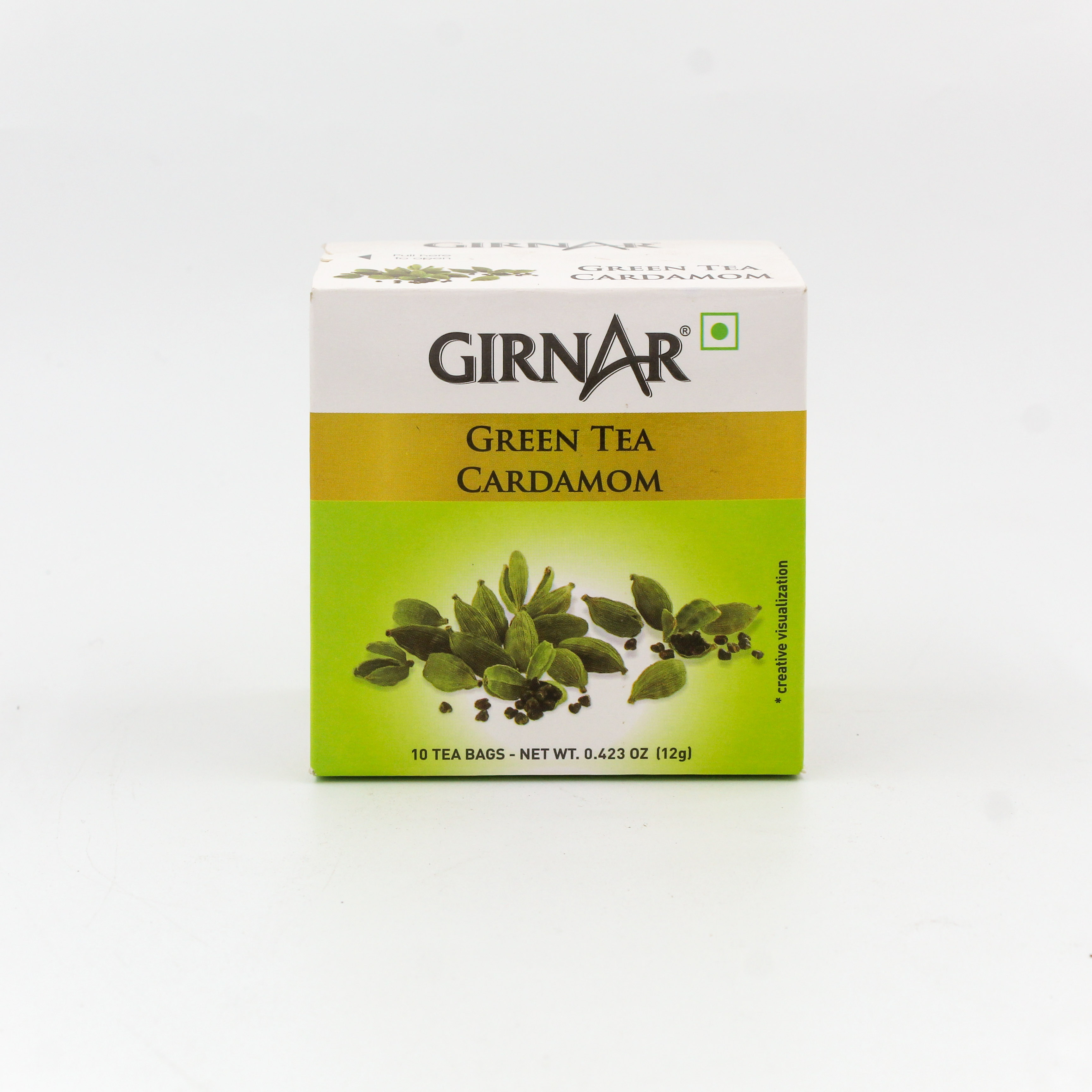 Girnar Instant Green Tea Cardamom 10 Pc
