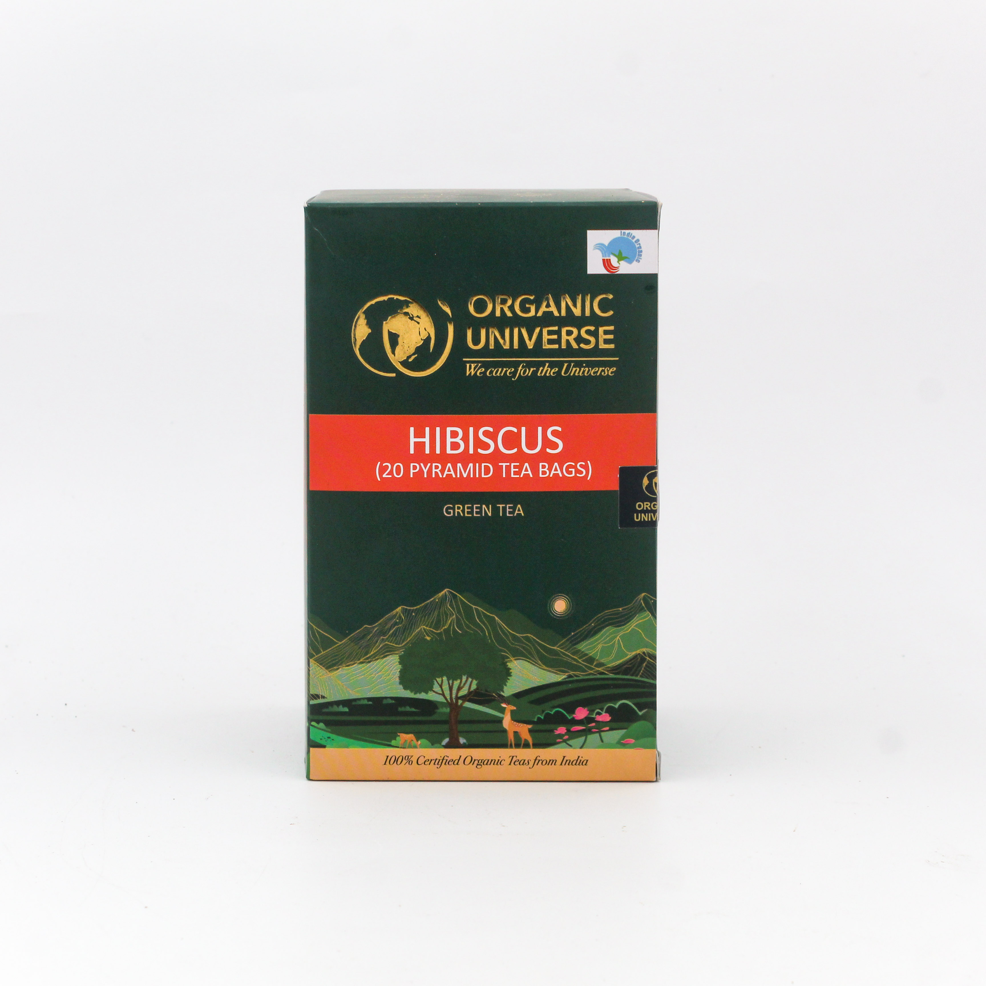Organic Universe Green Tea Hibiscus 20 N