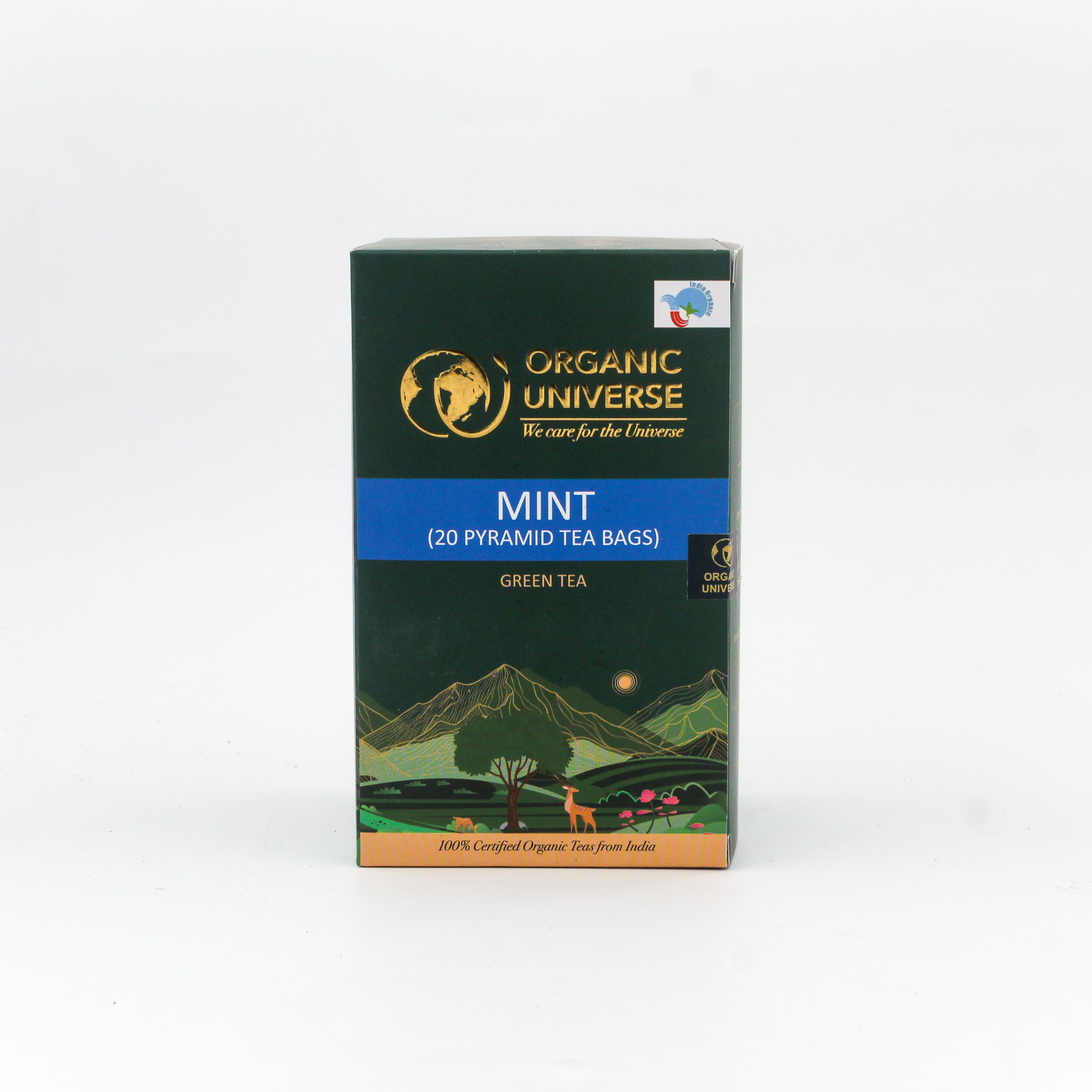Organic Universe Green Tea Mint 20 P