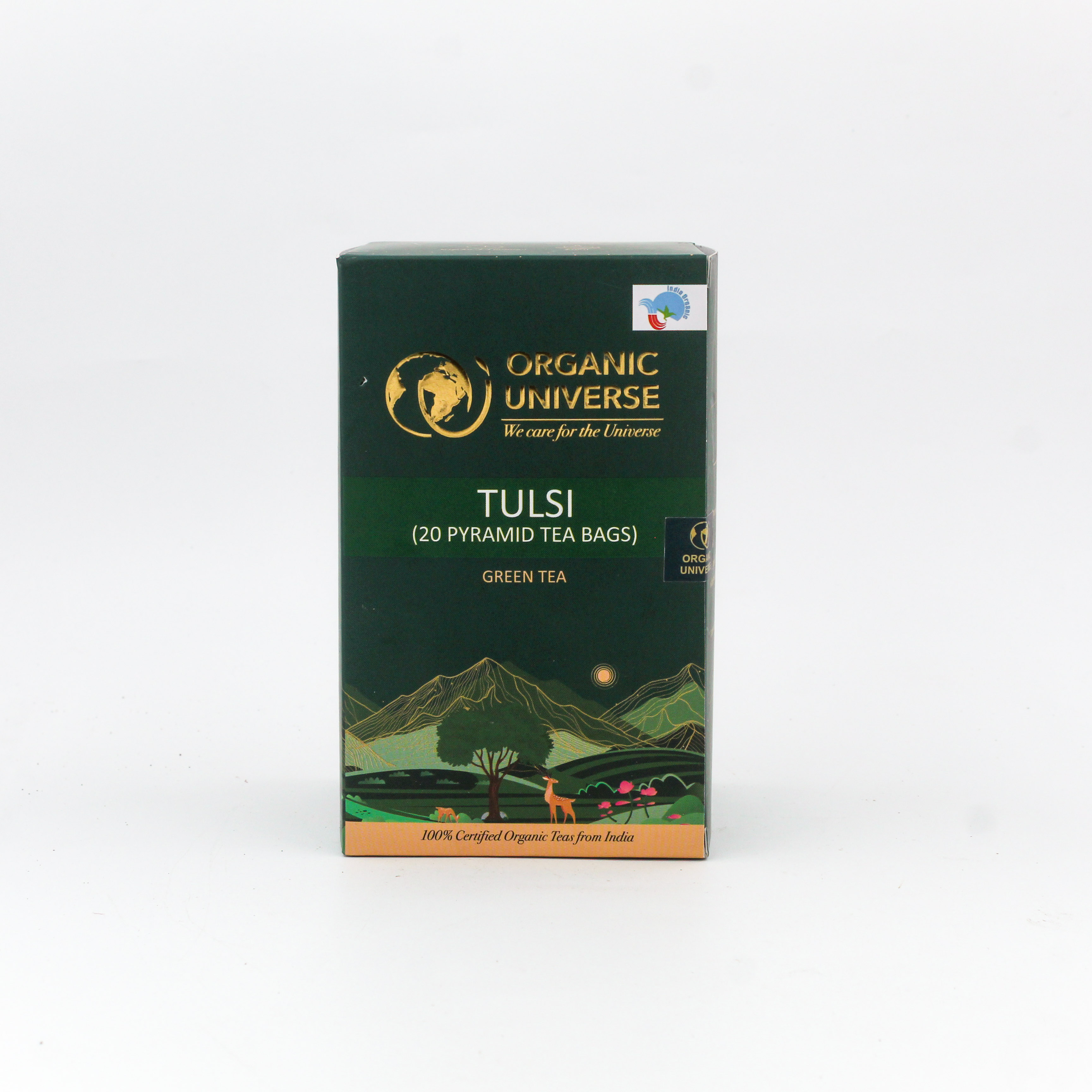 Organic Universe Green Tea Tulsi 20 P