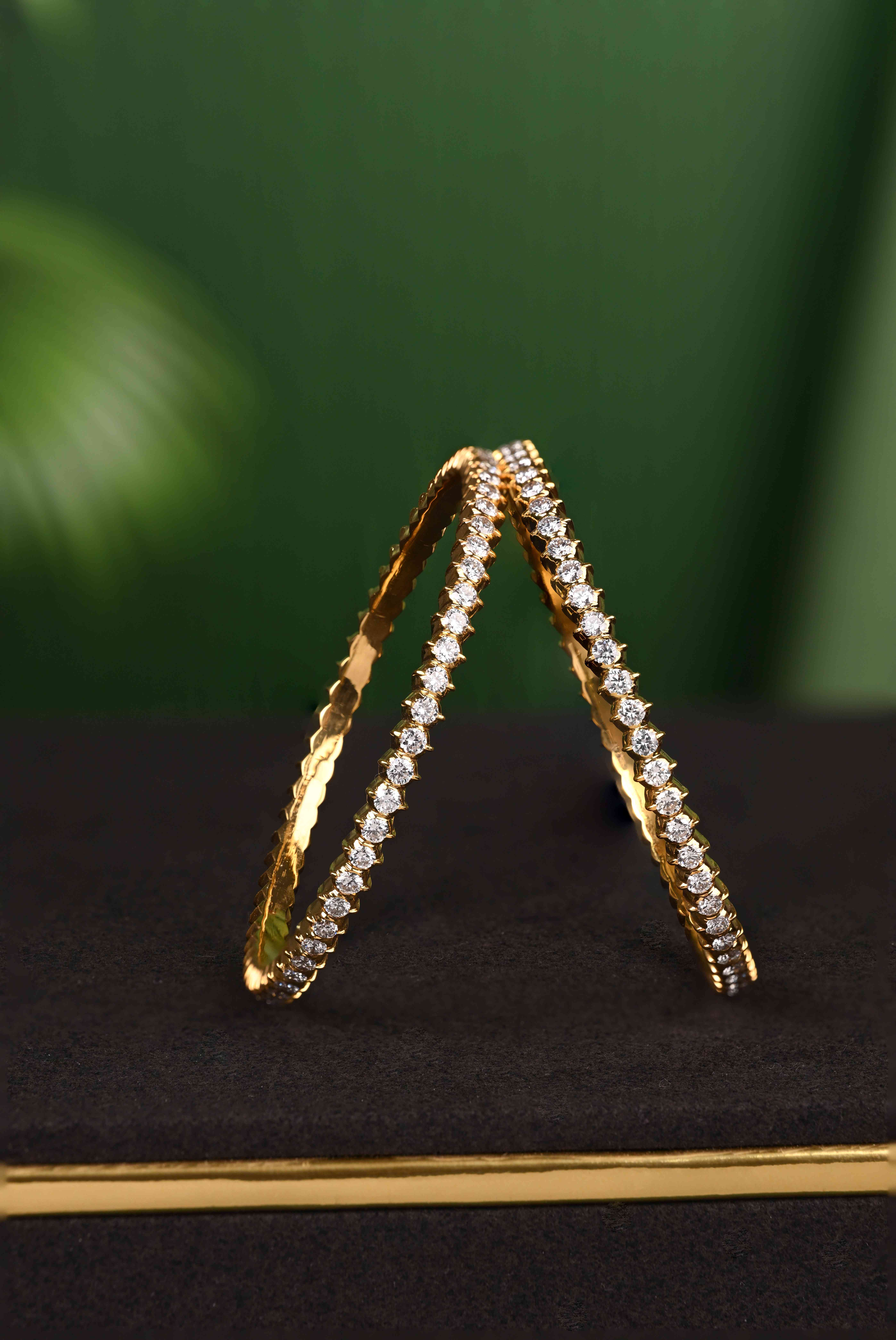 Brinda Gold and Diamonds - Diamond Bangle