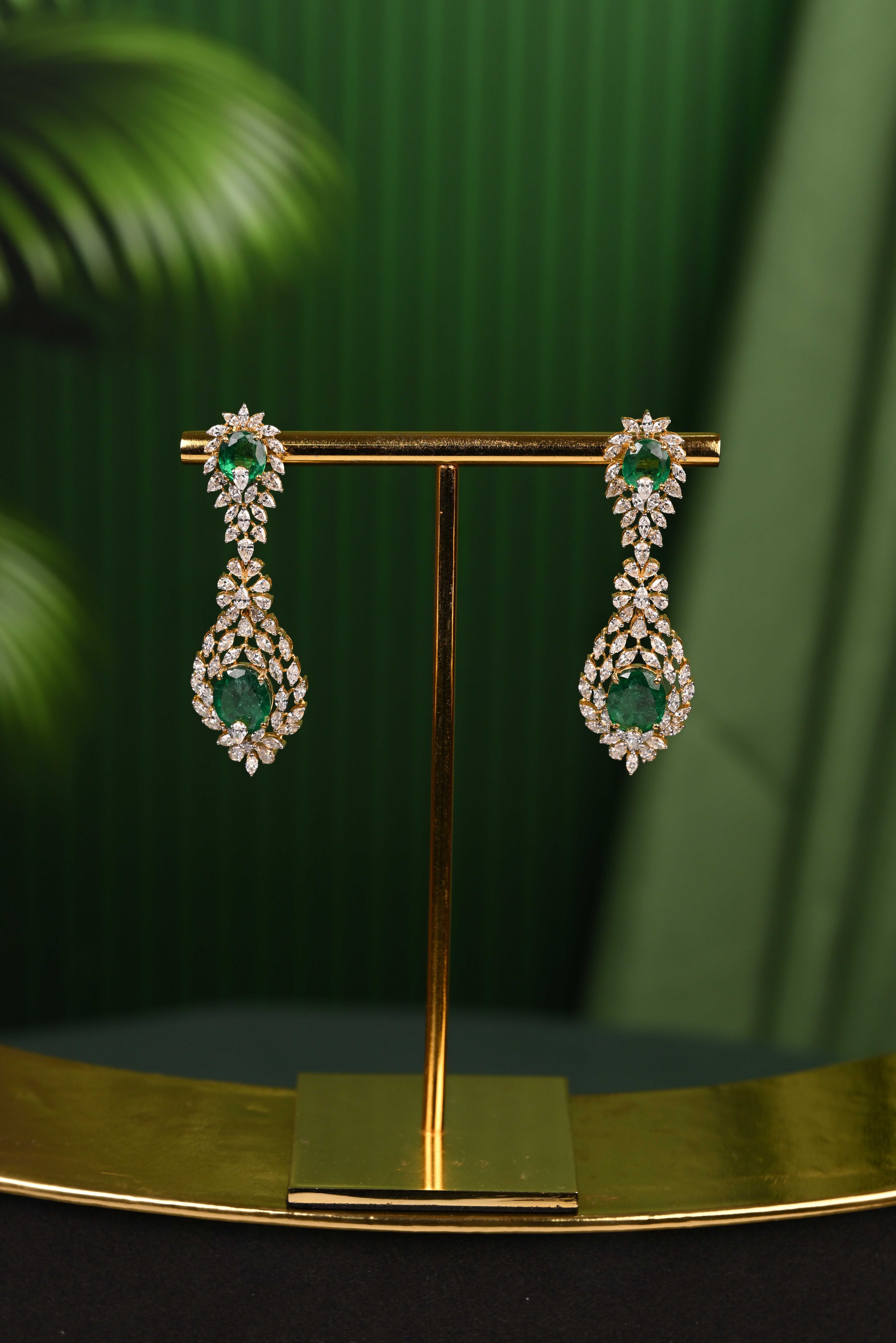 Brinda Gold and Diamonds - Diamond Earrings
