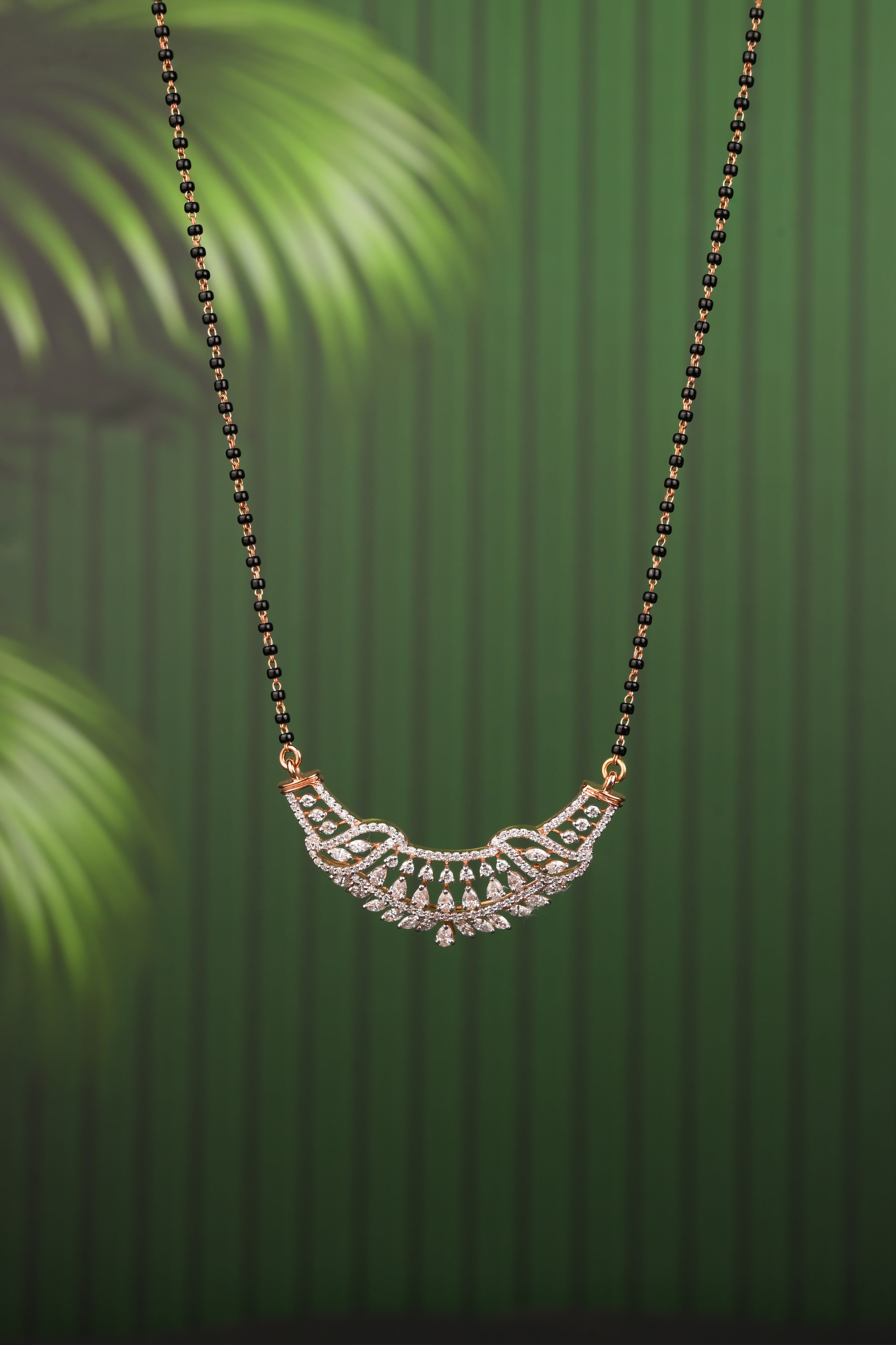Brinda Gold and Diamonds - Celestial Curve Mangalsutra
