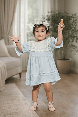 CB 011 FROCK WITH LACE