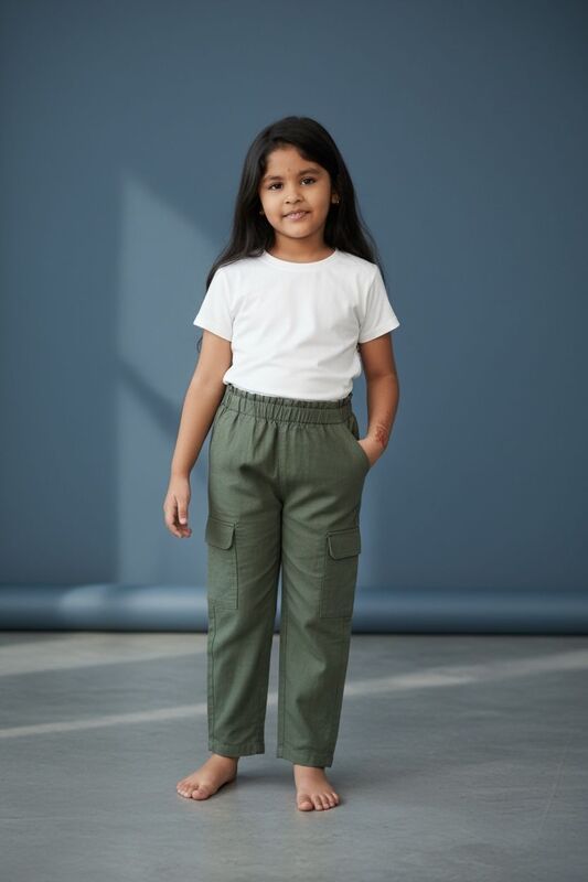 Chicbear - CB 199 GIRLS PANT WITH PKT