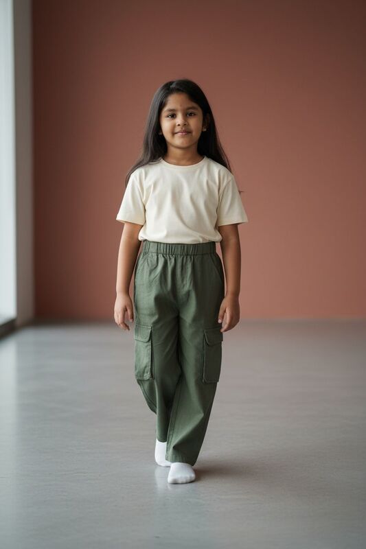 Chicbear - CB 199 GIRLS PANT WITH PKT