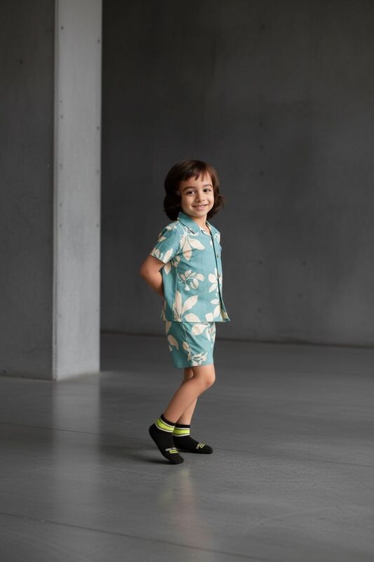 Chicbear - CB BLUE FLORAL BOYS SETS